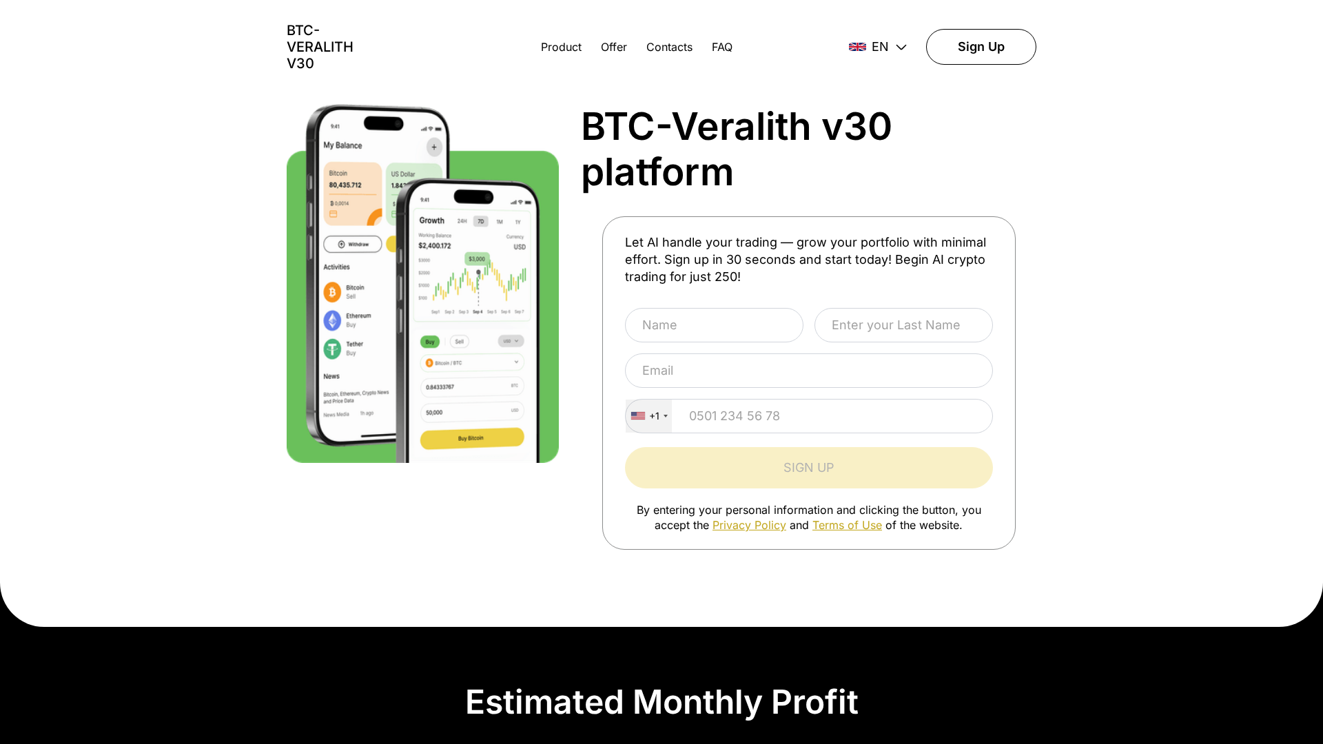 Screenshot of btc-veralith-v30.sbs