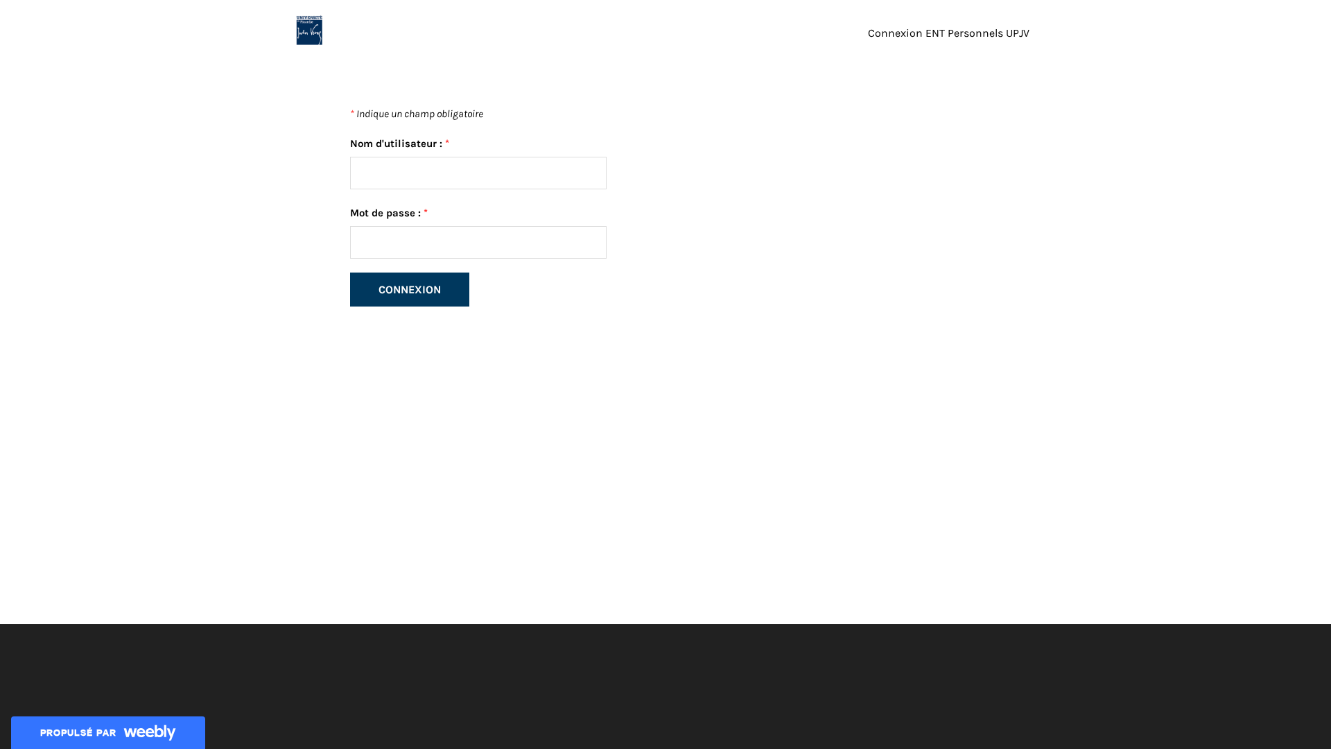 Screenshot of connexionuniversitedepicardie.weebly.com