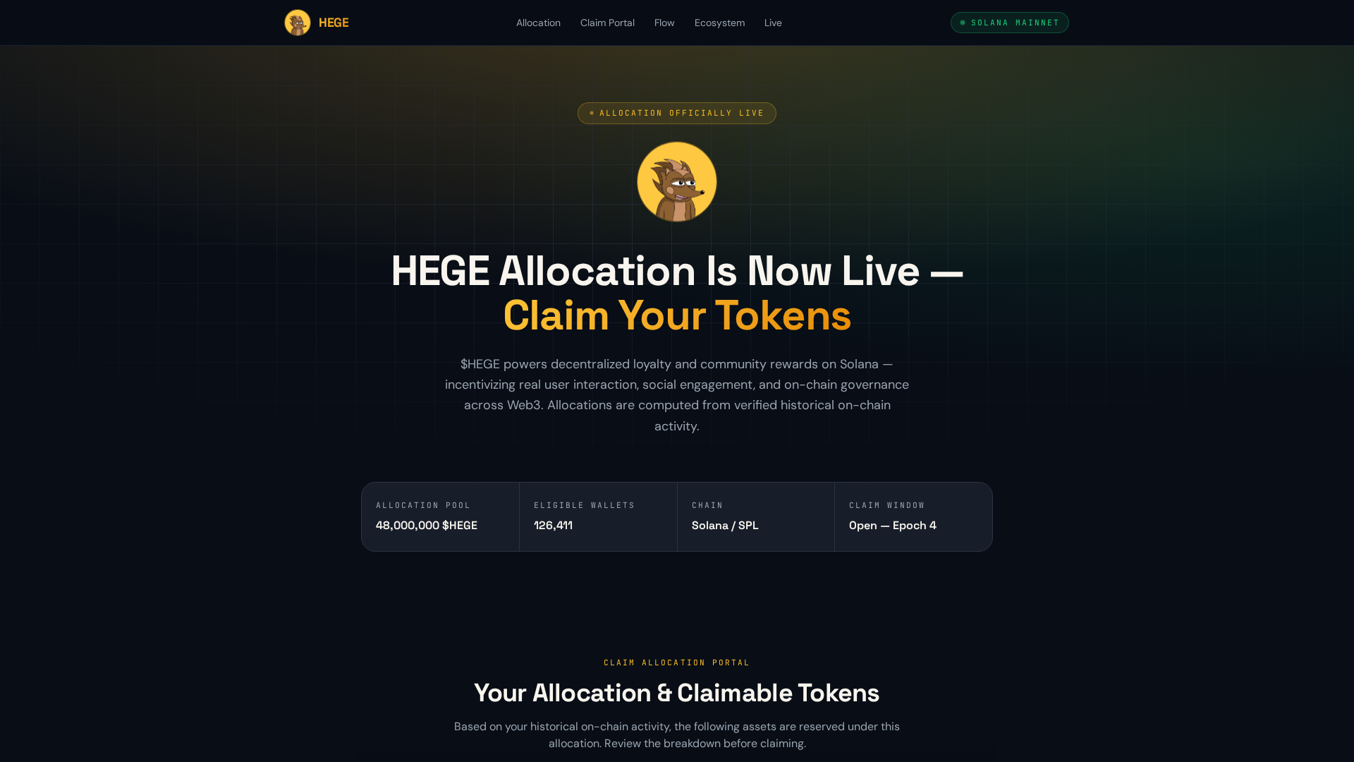 Screenshot of hegelive.info