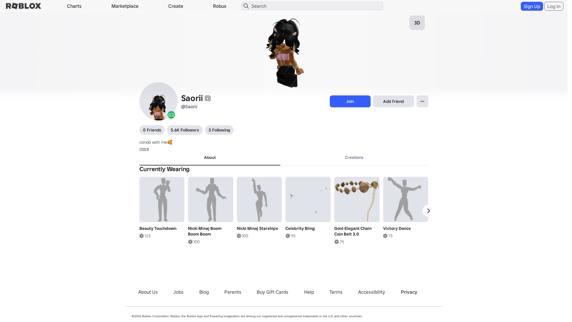 Screenshot of roblox.com.ml