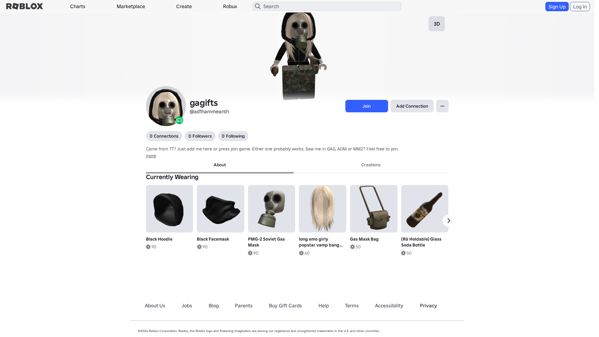 Screenshot of www.roblox.com.ml