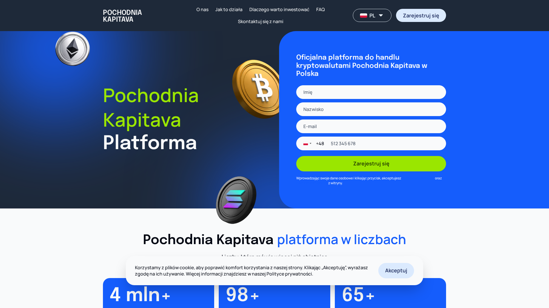 Screenshot of pochodniakapitava.com