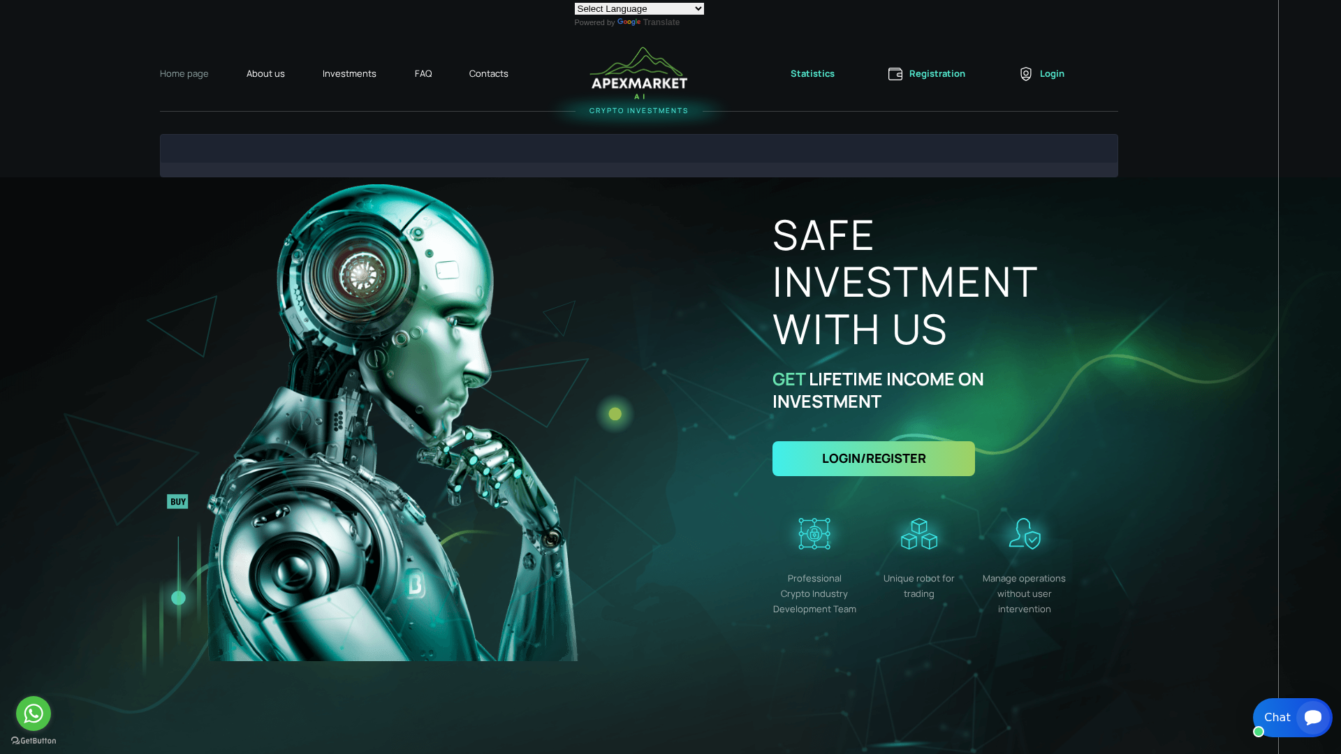Screenshot of apexmarketai.com