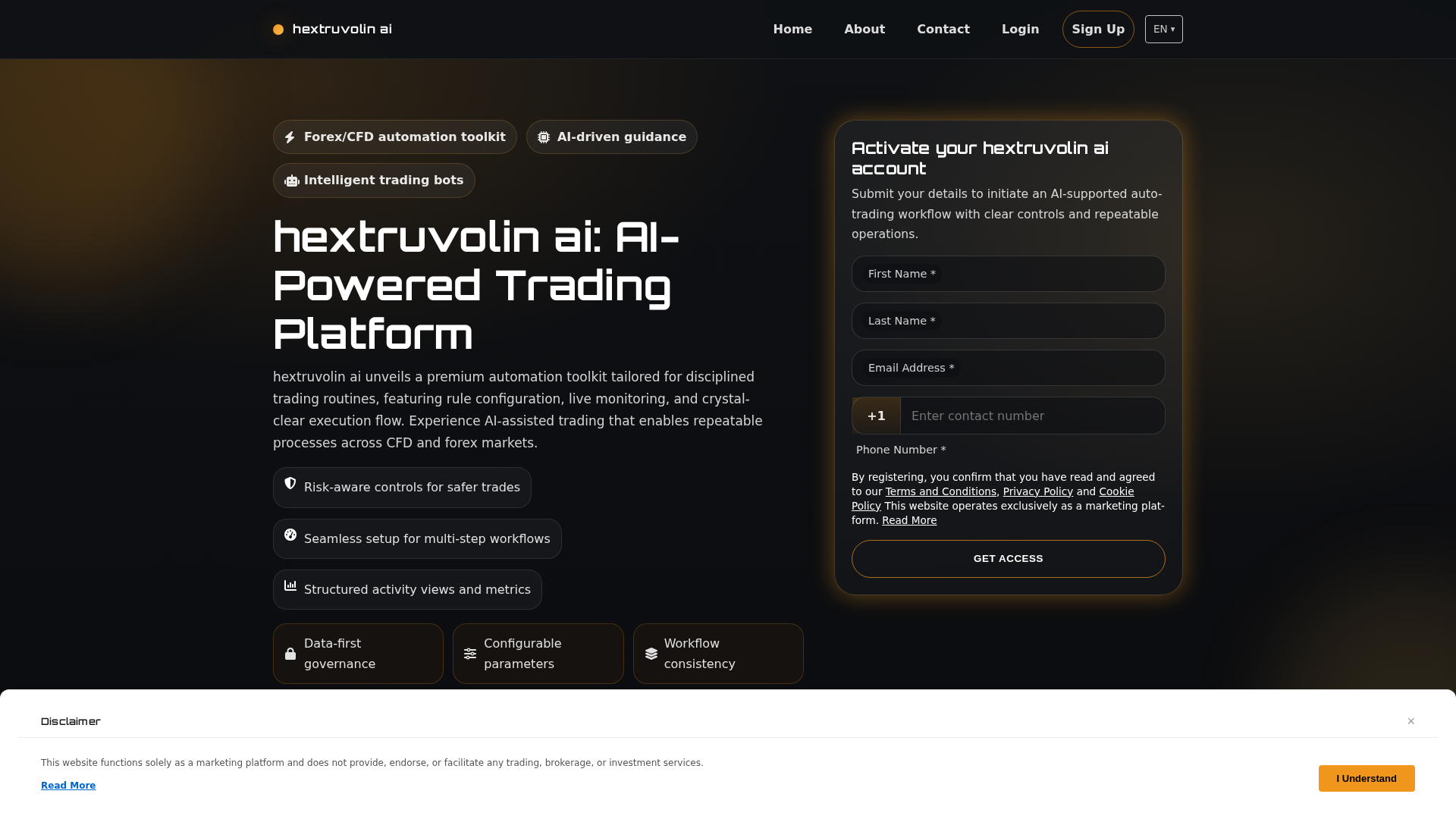 Screenshot of hextruvolinai.digital