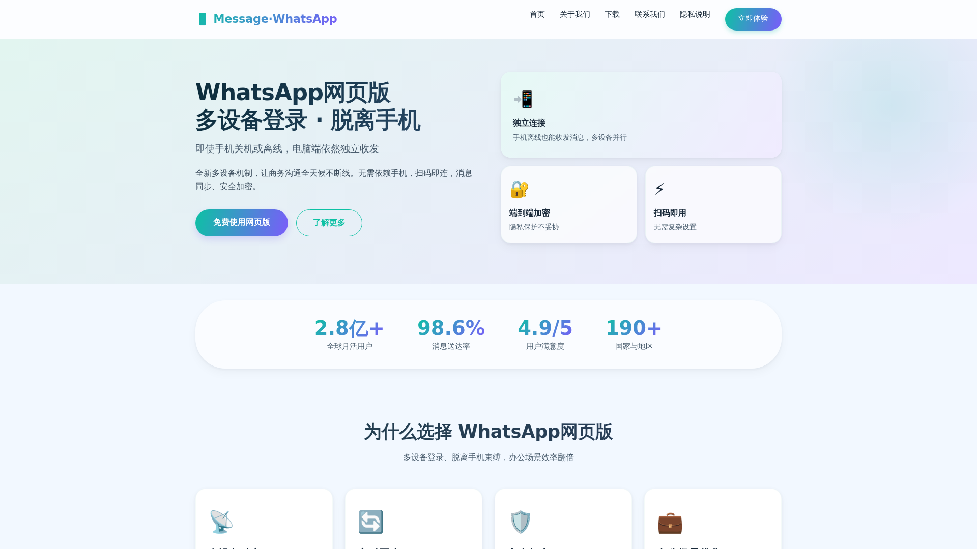 Screenshot of one.message-whatapp.com.cn