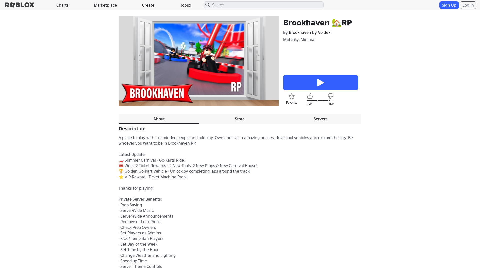 Screenshot of www.roblox.com.bi