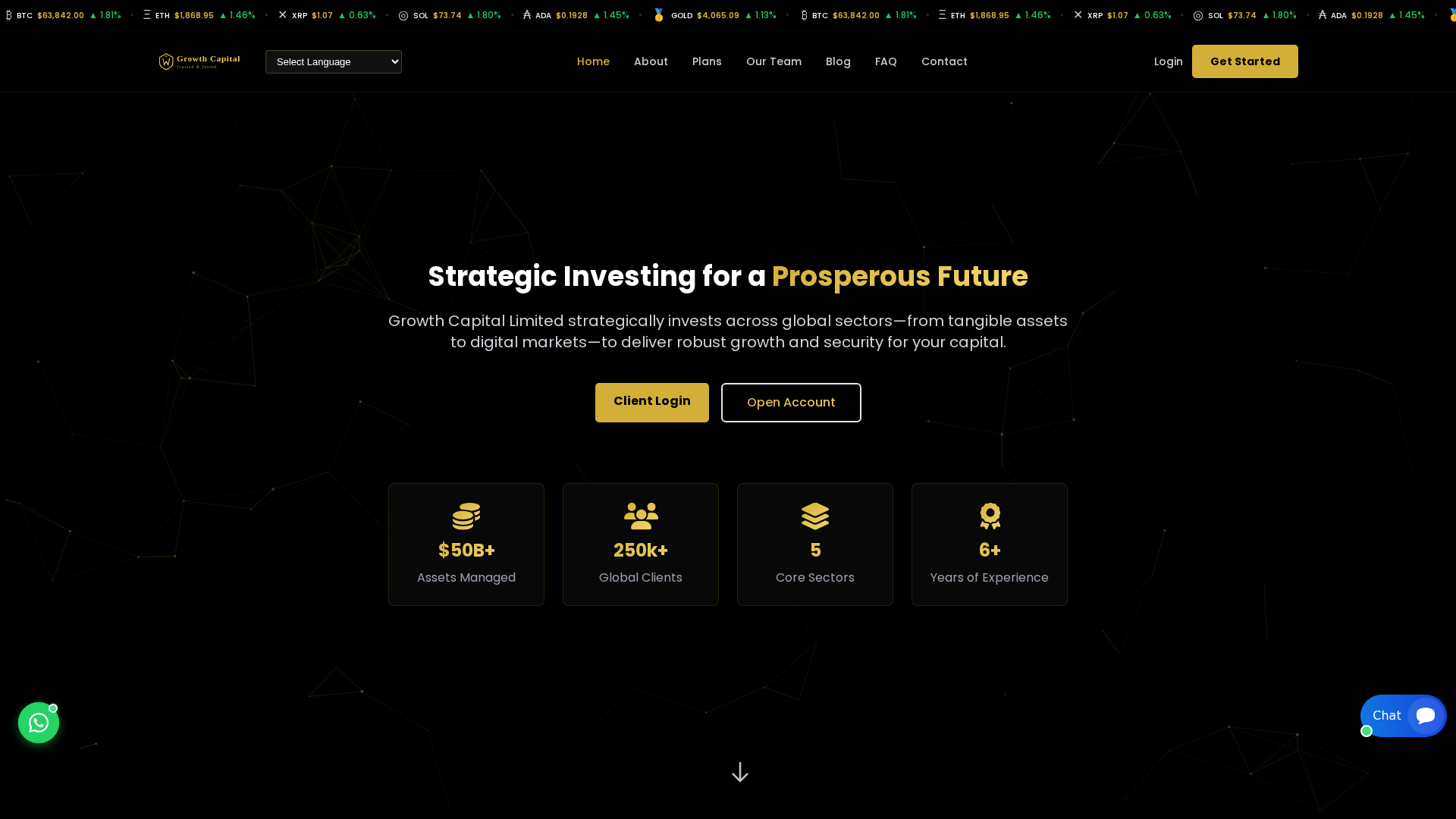 Screenshot of growthcapitallimited.com