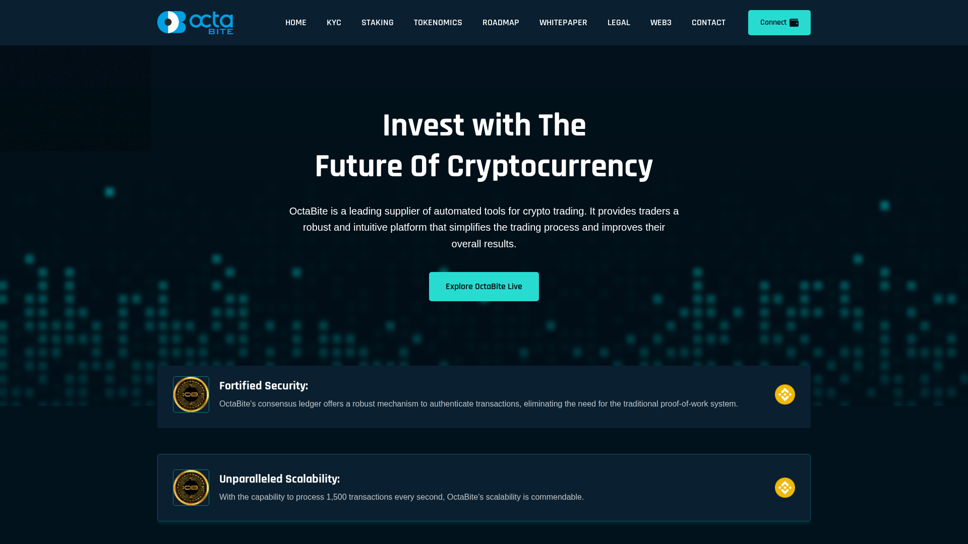 Screenshot of octabite.info