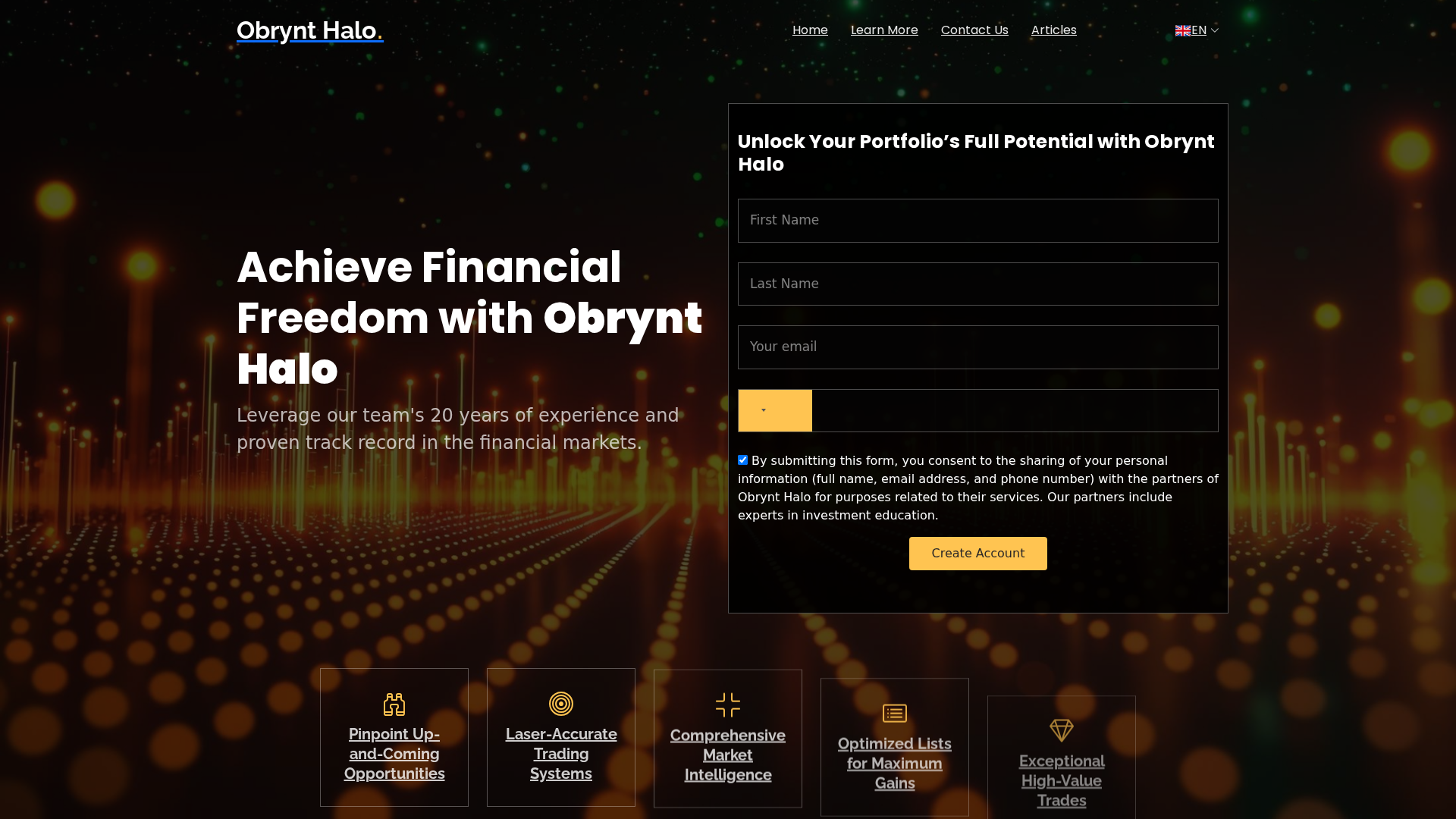 Screenshot of obrynt-halo.com