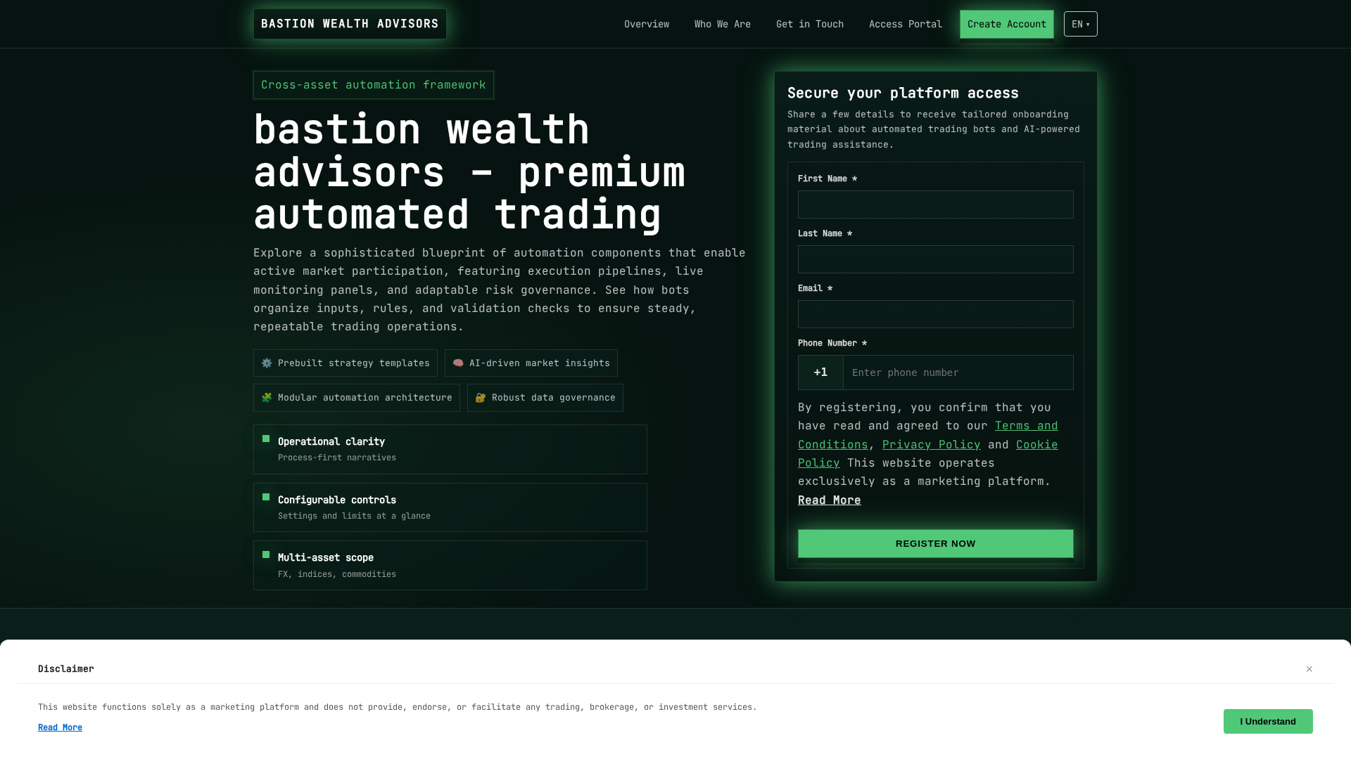 Screenshot of bastionwealthadvisors.pro