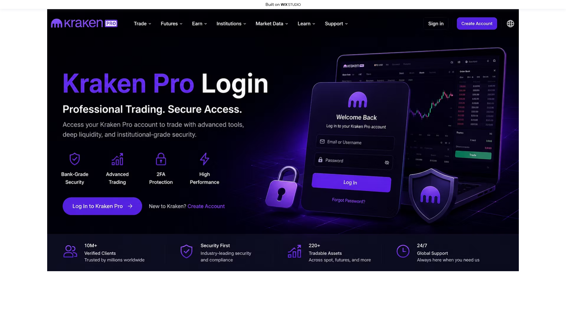 Screenshot of started-krknpro.wixstudio.com