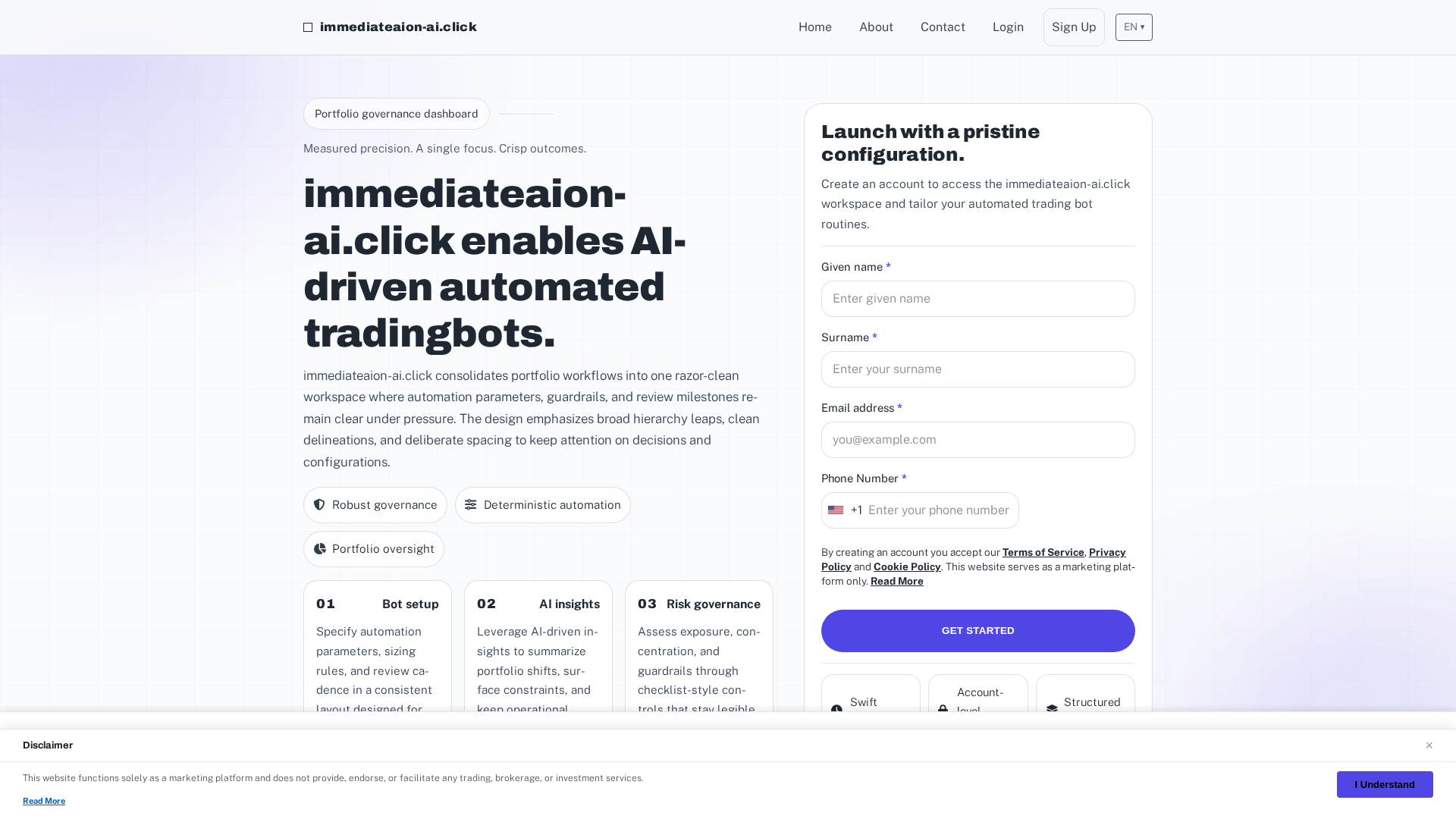 Screenshot of immediateaion-ai.click