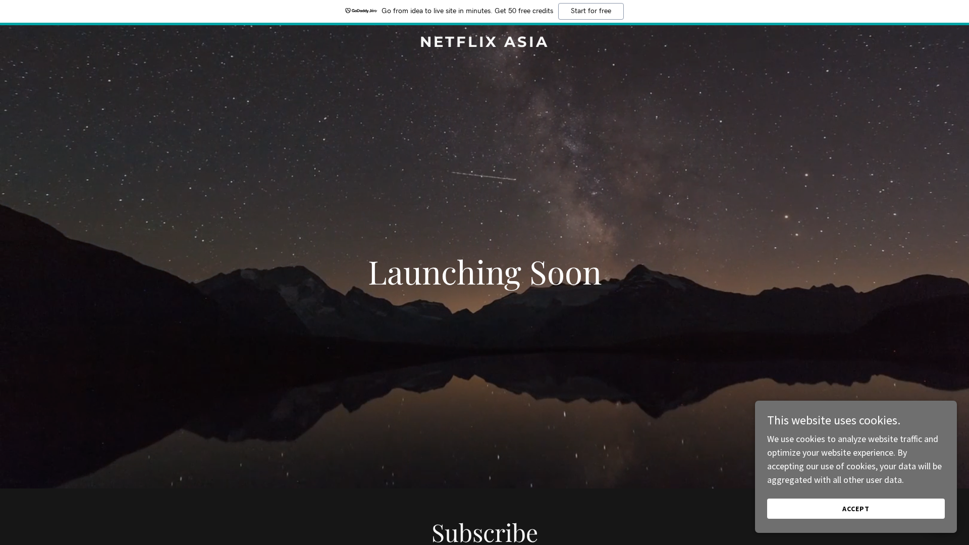Screenshot of netflixasia.com