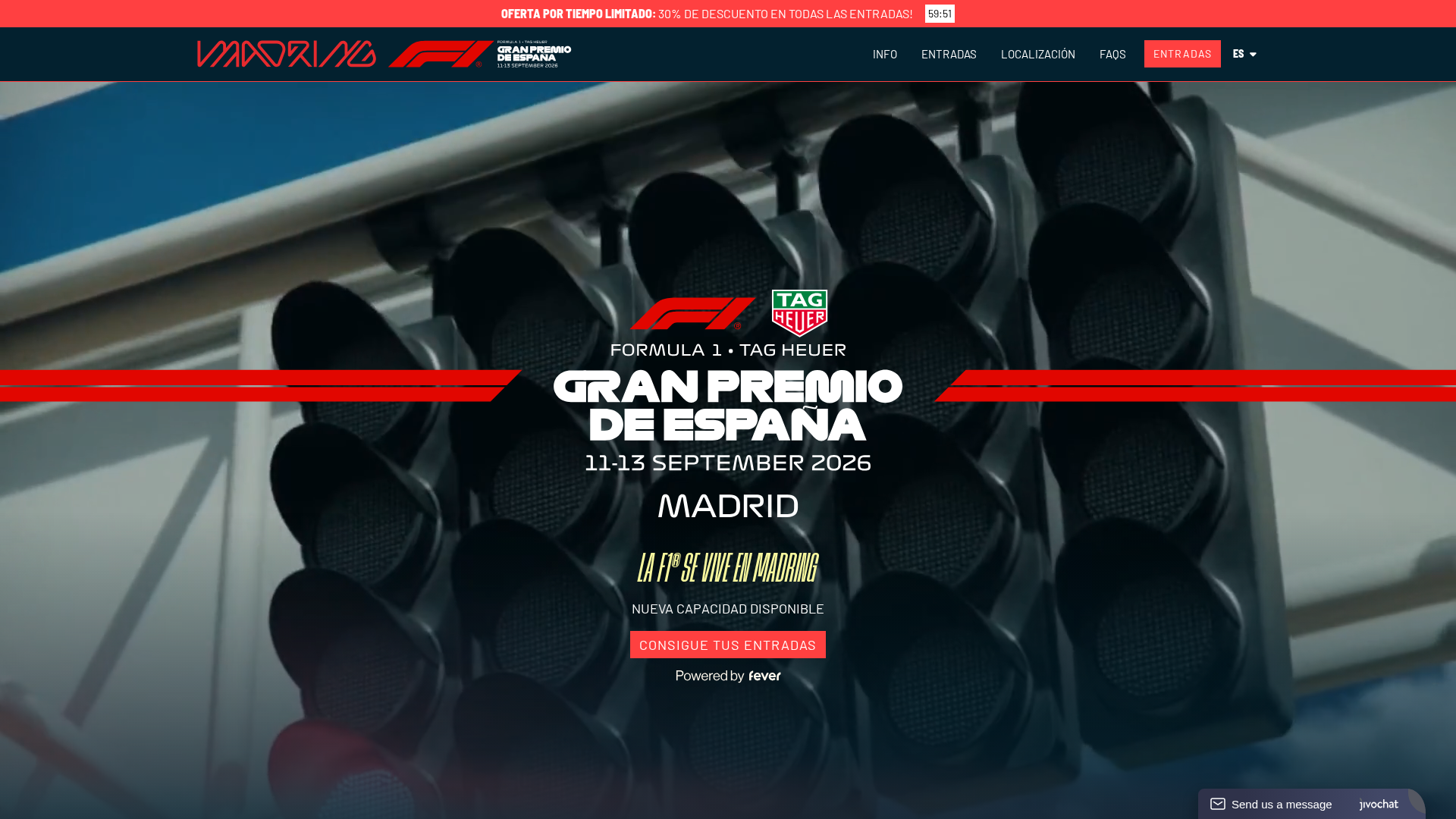 Screenshot of f1-ticket-es.com