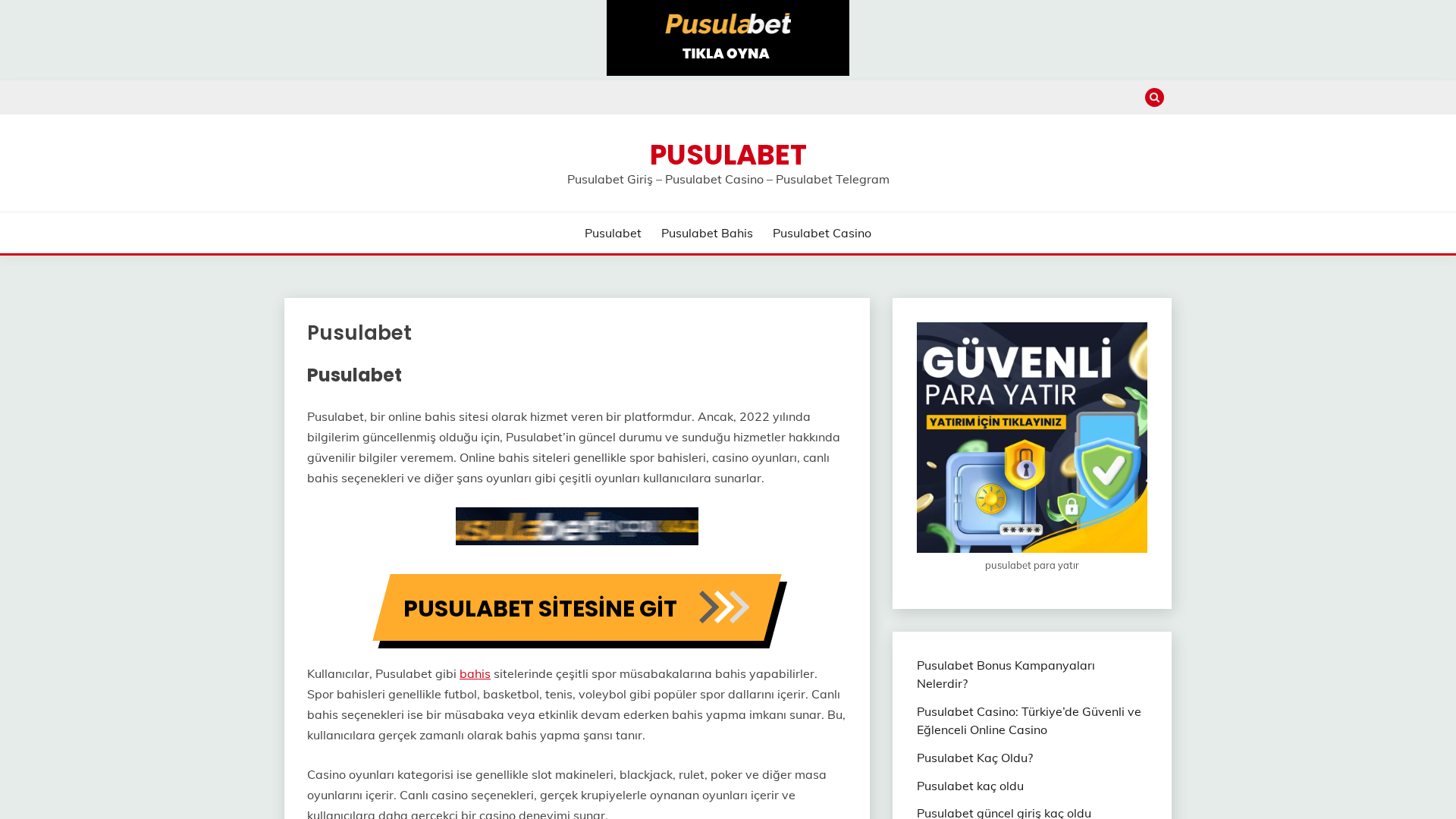 Screenshot of pusulabet1.live