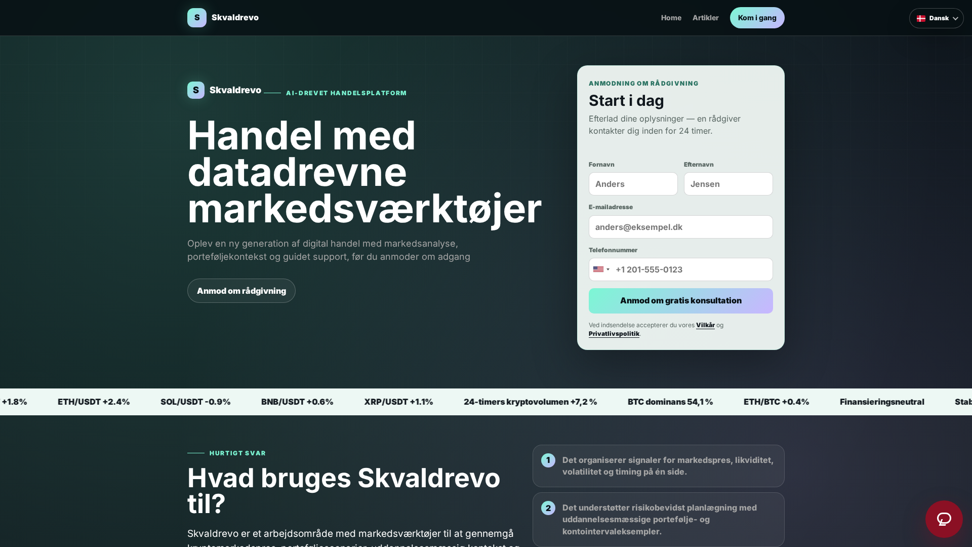 Screenshot of skvaldrevo-denmark.com
