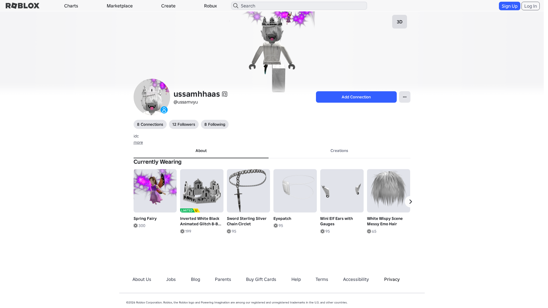 Screenshot of www.roblox.com.ml