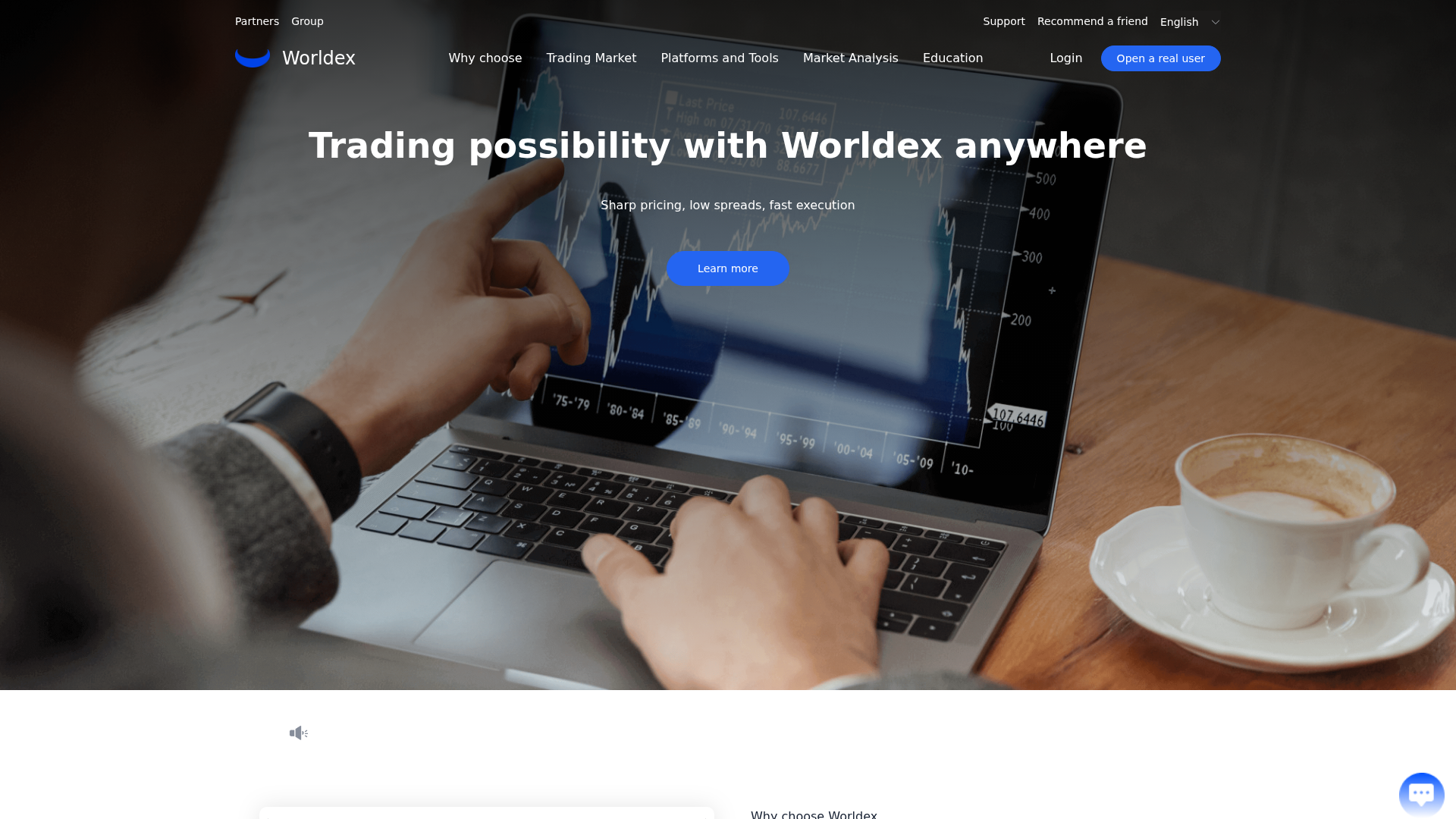 Screenshot of capital1trading.com