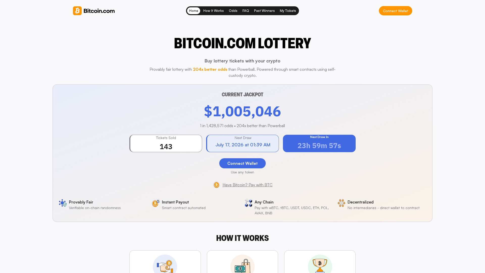 Screenshot of lottery-bitcoin-com.pages.dev