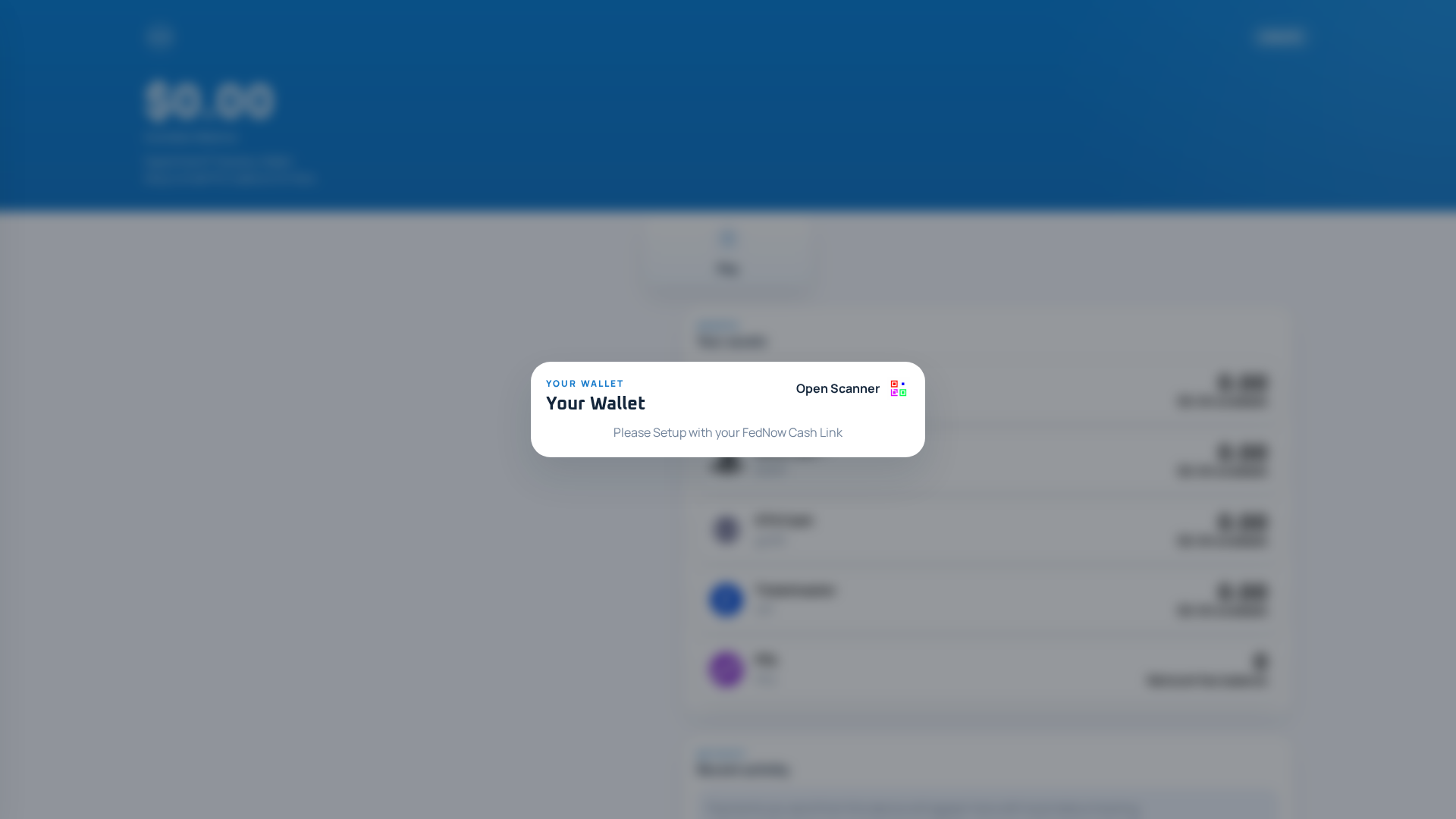 Screenshot of fednow.cash