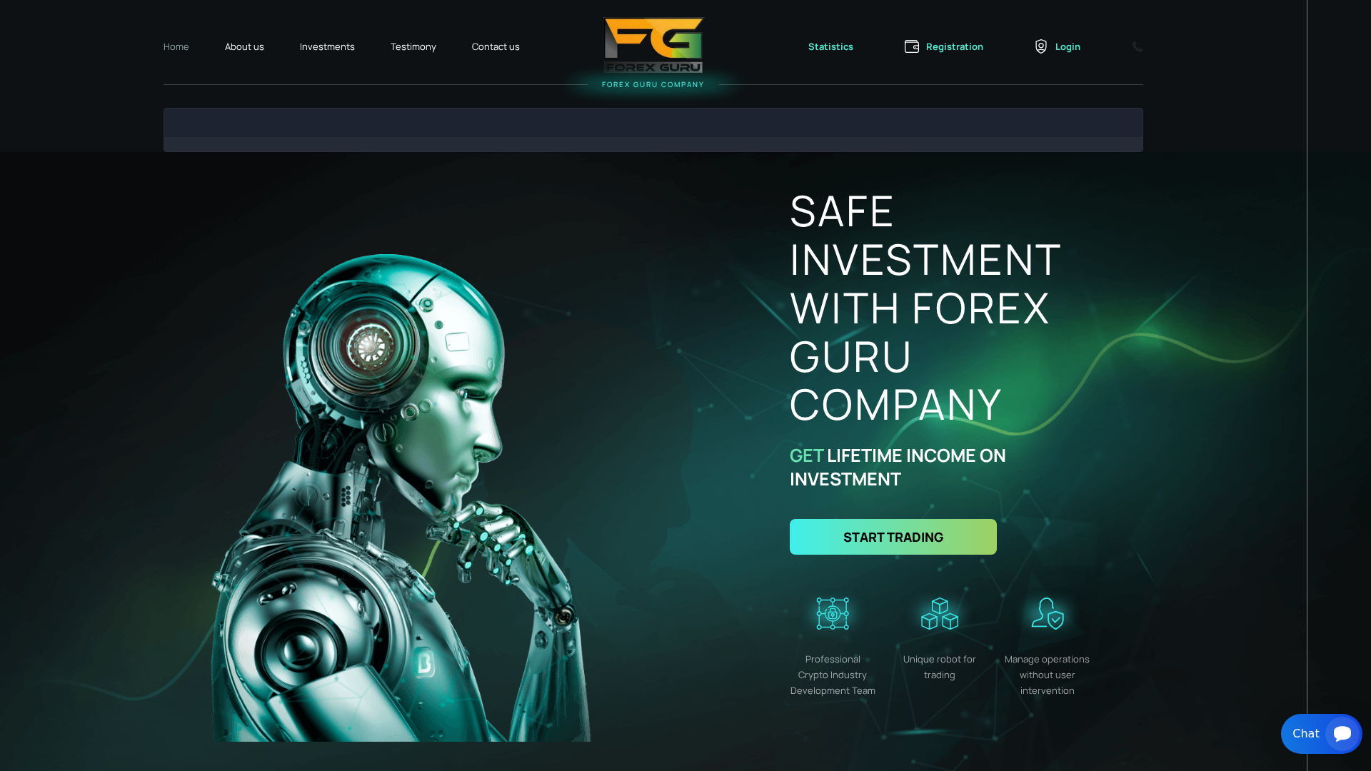 Screenshot of fxguru-company.com