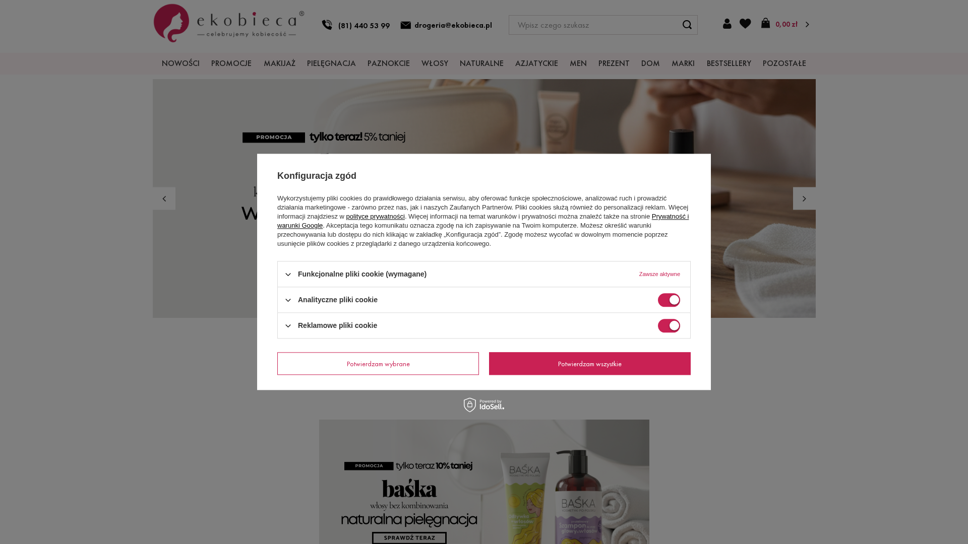Screenshot of www.ekobieca.pl