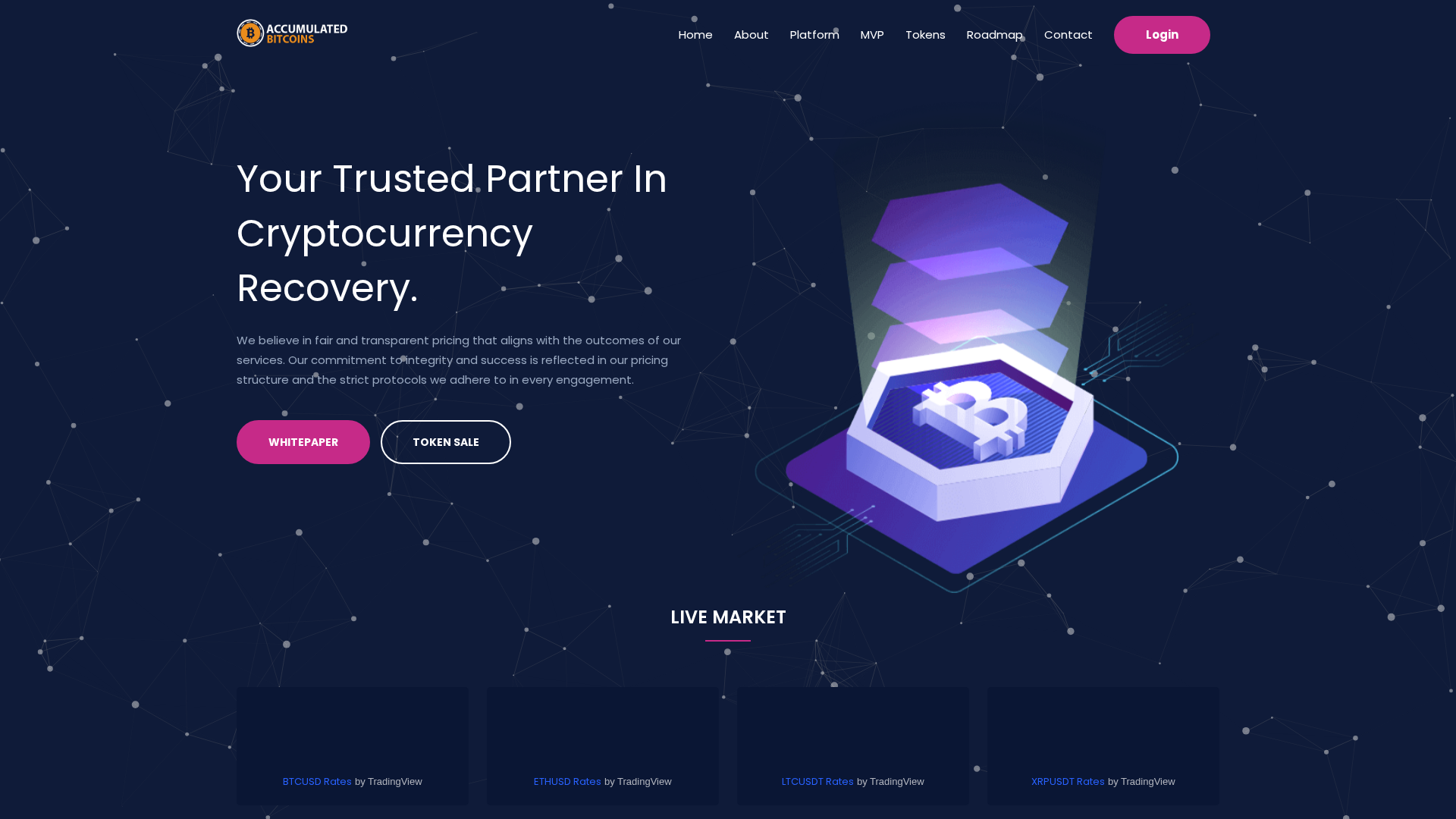Screenshot of accumulatedtokens.net