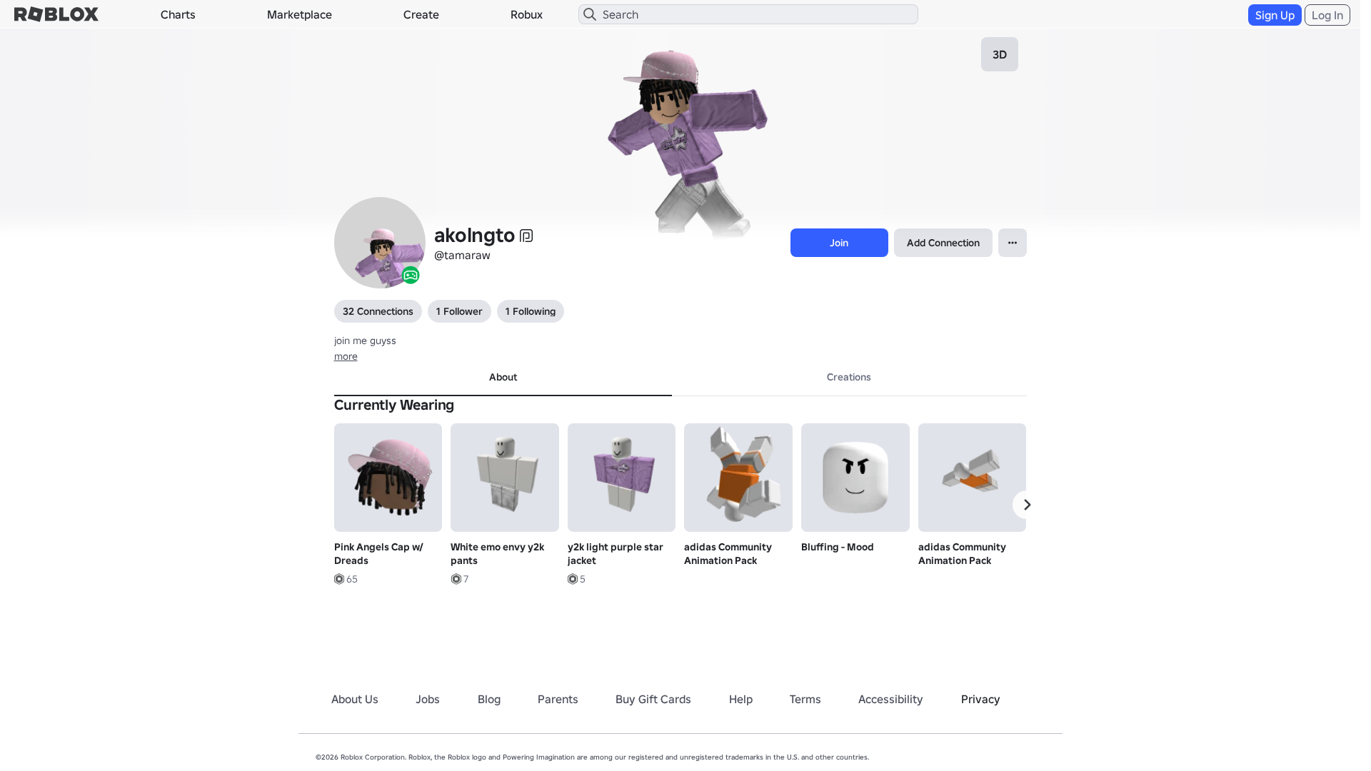 Screenshot of roblox.com.ml