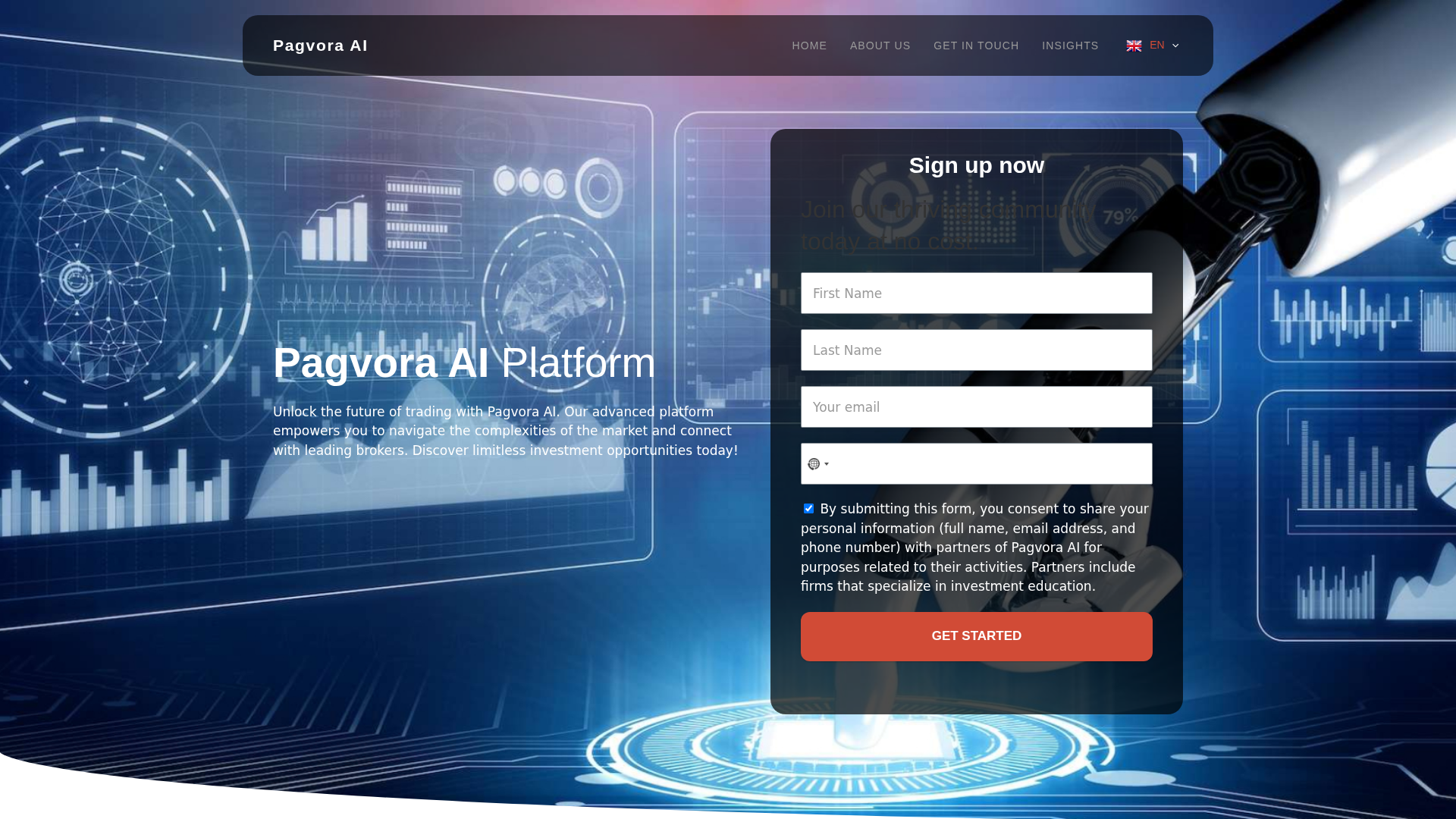 Screenshot of thepagvoraaiapp.net