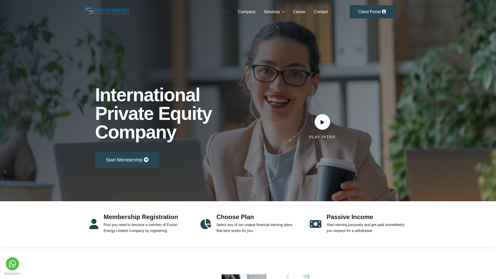 Screenshot of fusionenergyltdcompany.com
