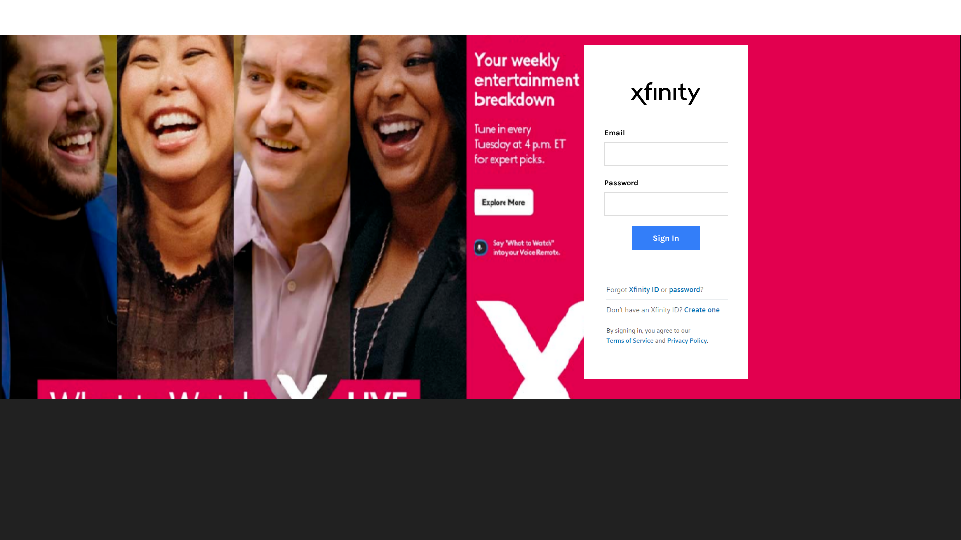Screenshot of www.xfinity-signon.weebly.com