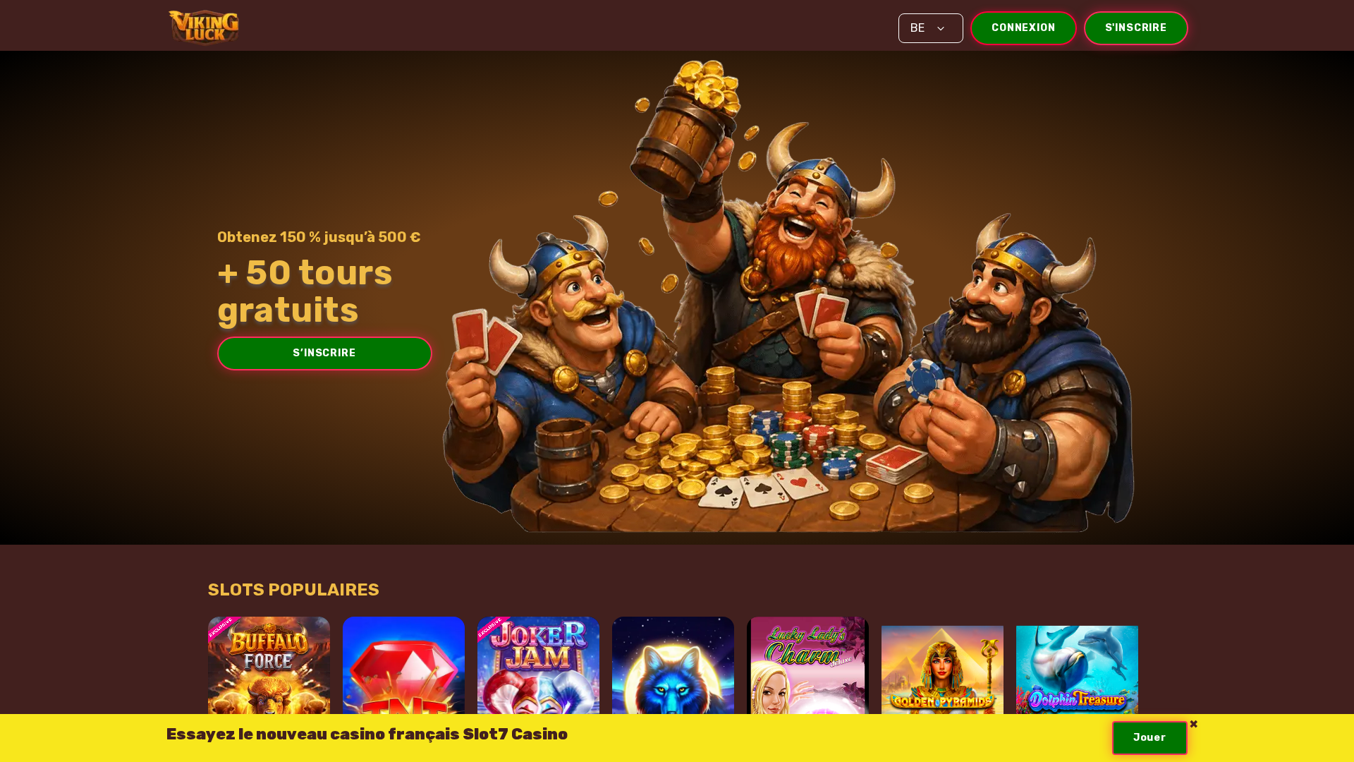 Screenshot of casino-viking-luck.com