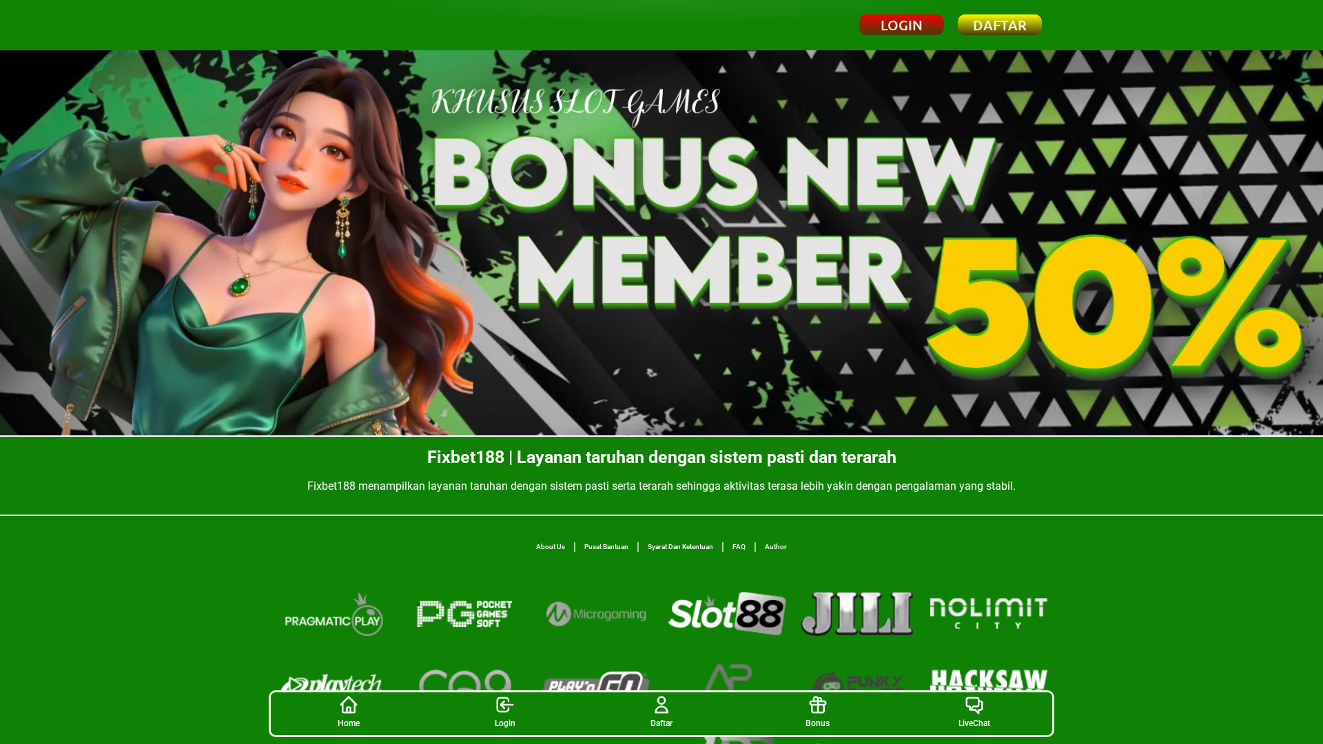 Screenshot of fixbet188.net