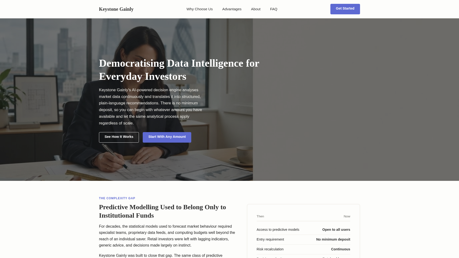 Screenshot of keystonegainly.com