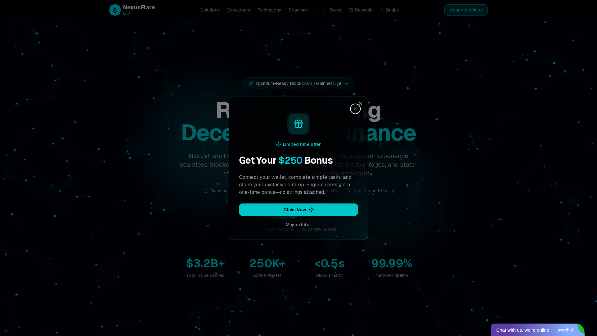 Screenshot of nexusflare.live