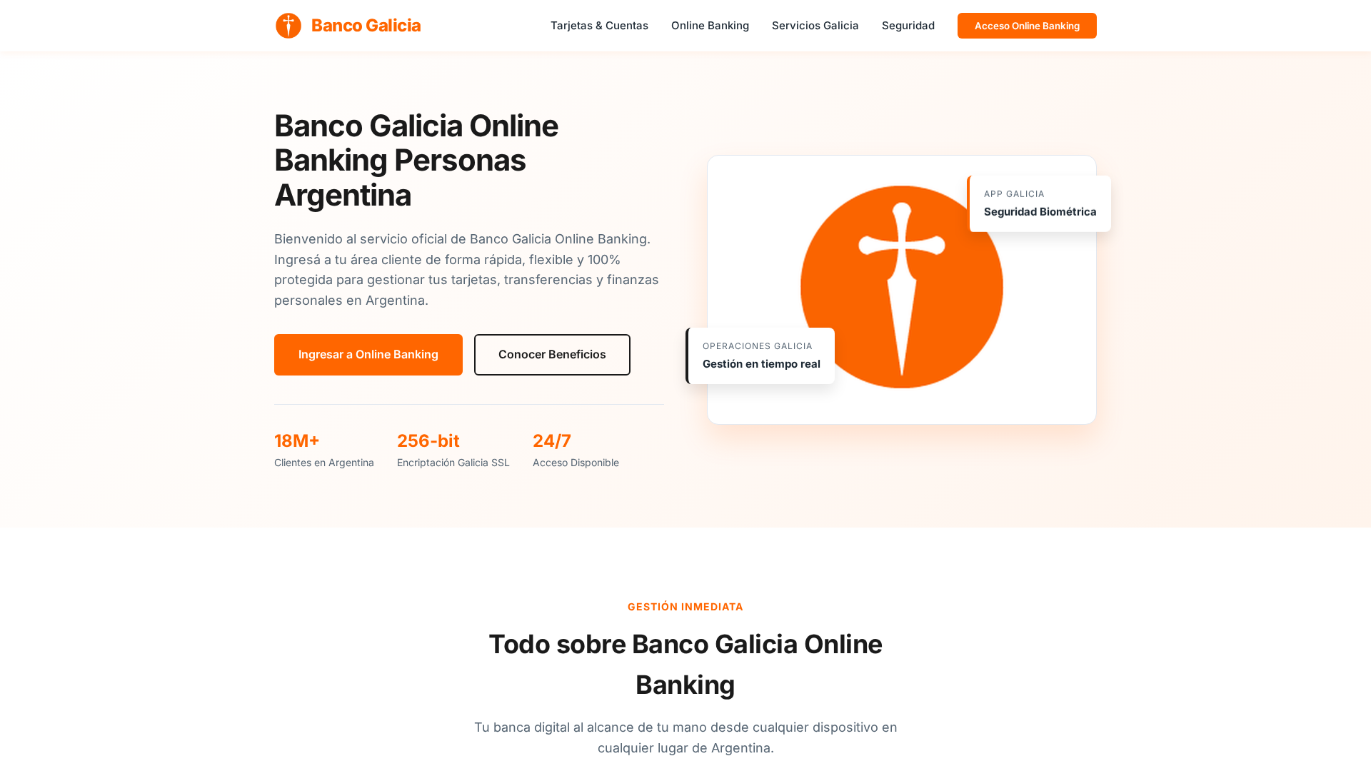 Screenshot of bancogalicia.pages.dev