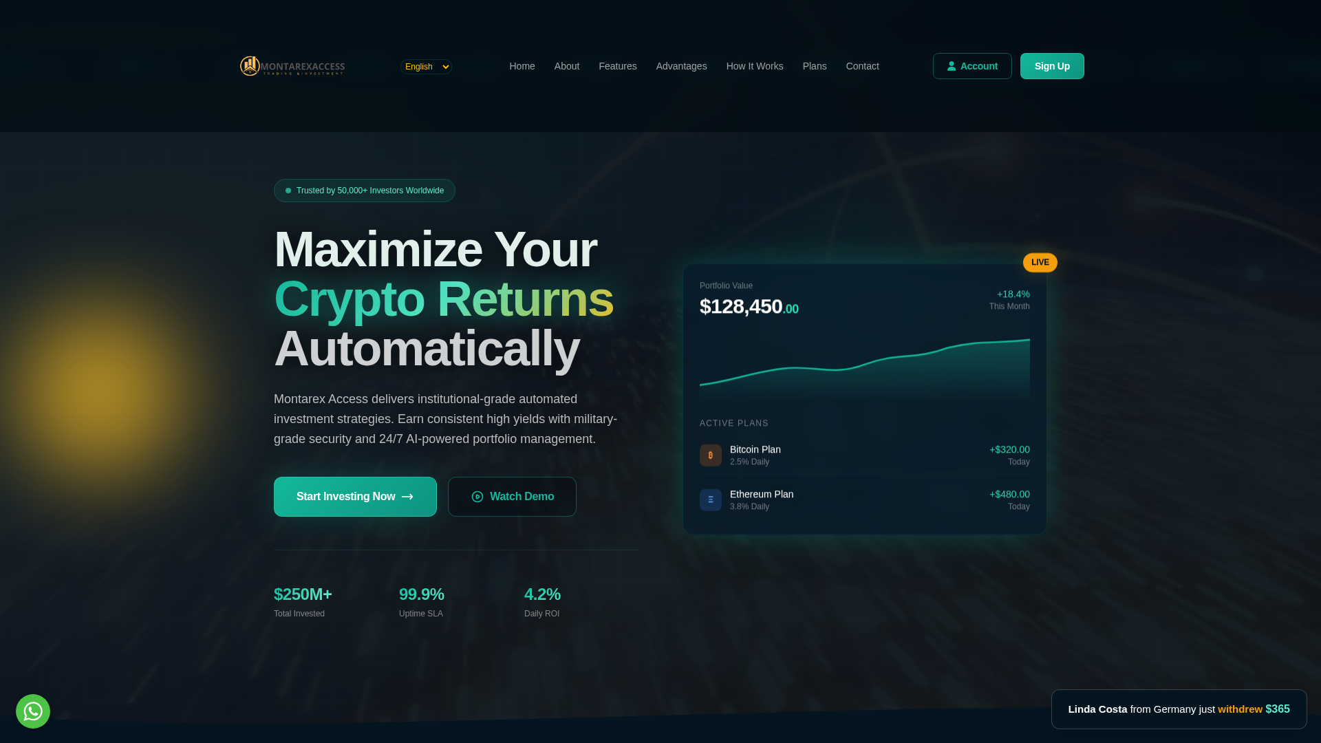 Screenshot of montarexaccess.com