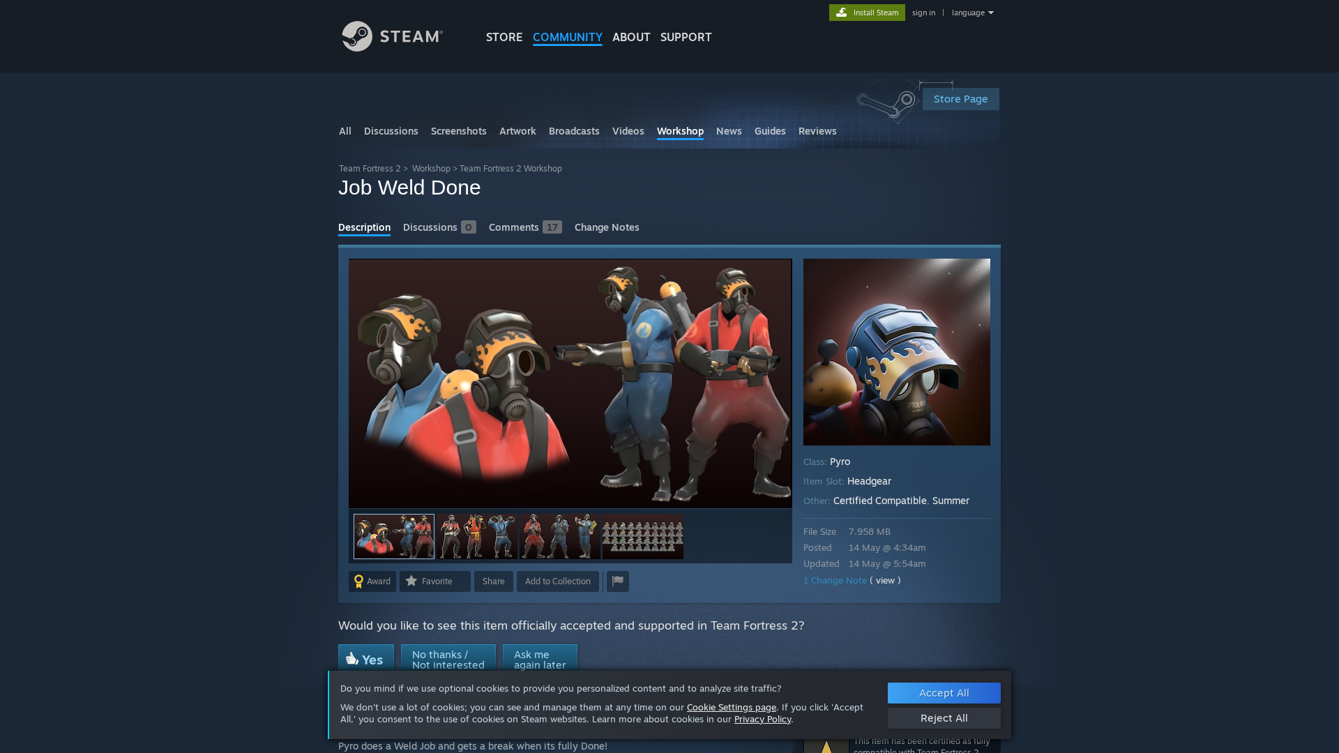 Screenshot of store.workshopcommunitymodshare.com
