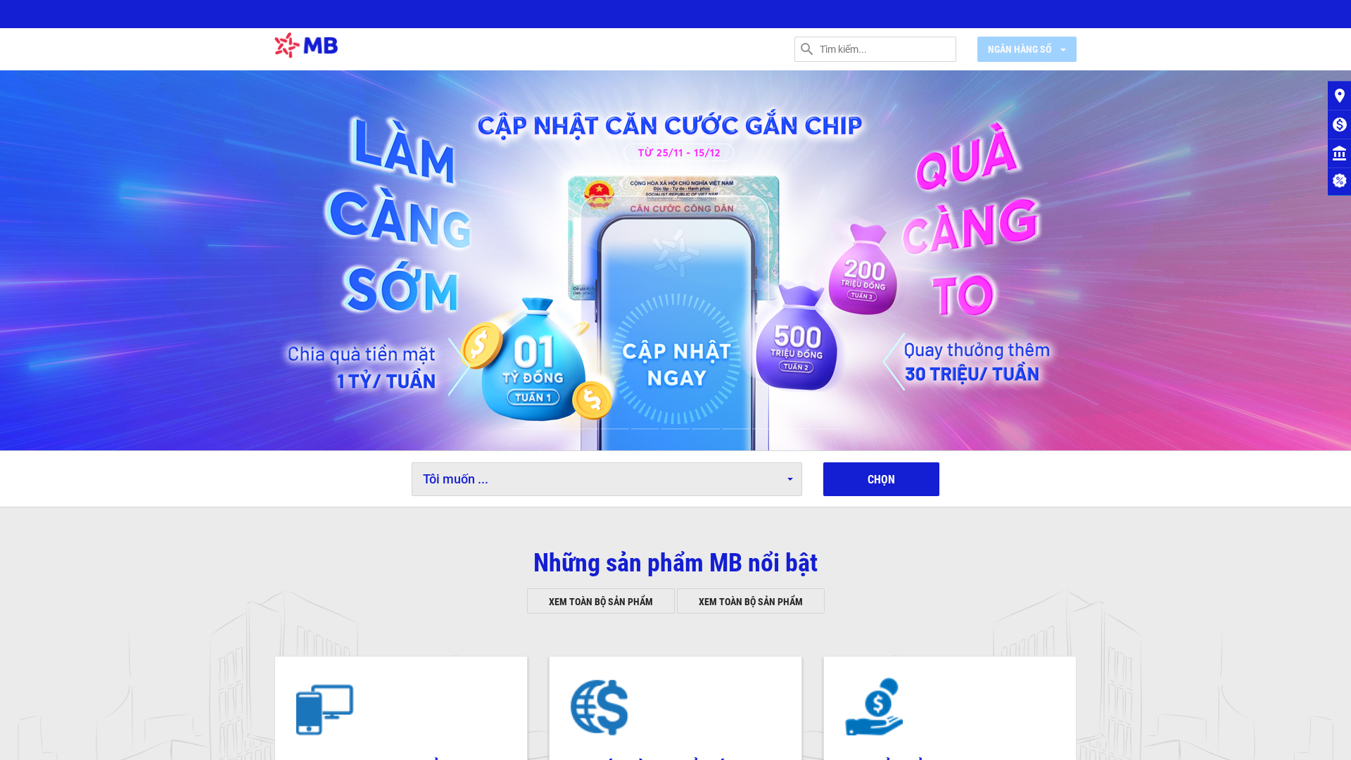 Screenshot of mbbank-cards.com