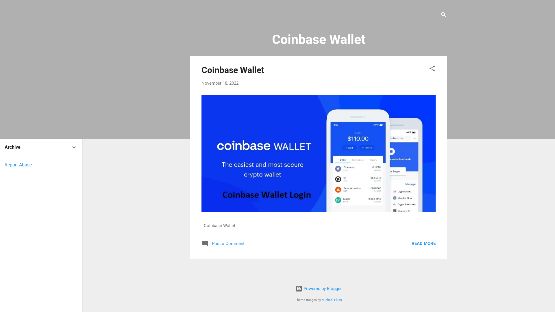 Screenshot of www.coinbase-wallets.blogspot.com