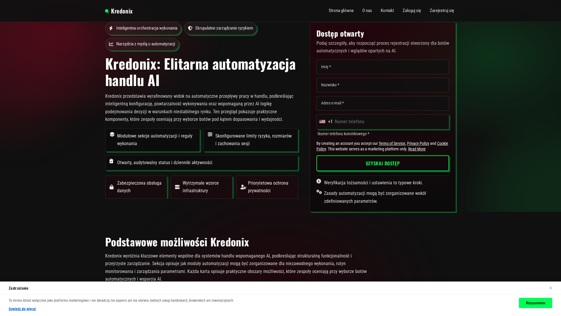 Screenshot of kredonix.digital
