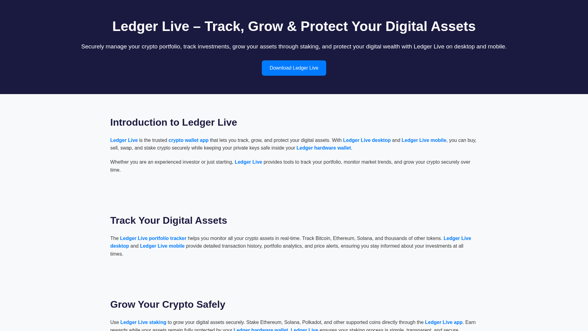 Screenshot of lejre-live-support.pages.dev