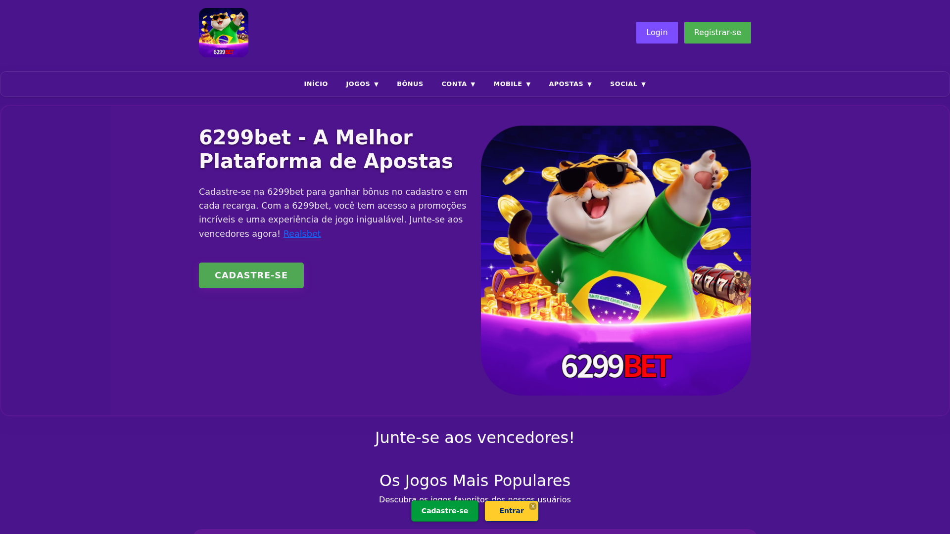 Screenshot of www.6299betol.com