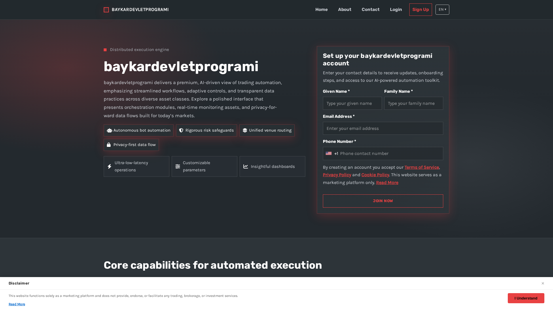 Screenshot of baykardevletprogrami.com