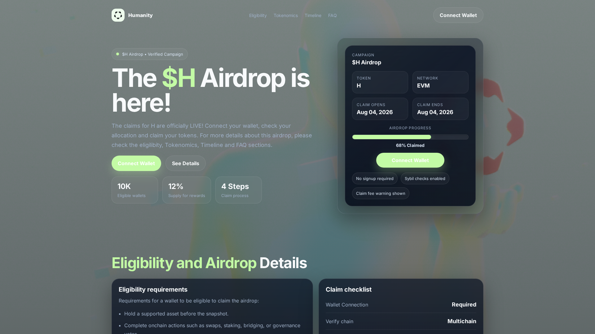 Screenshot of humanityprotocol.app