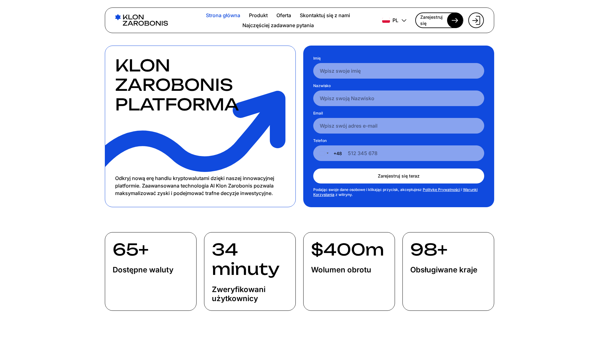 Screenshot of klonzarobonis.com