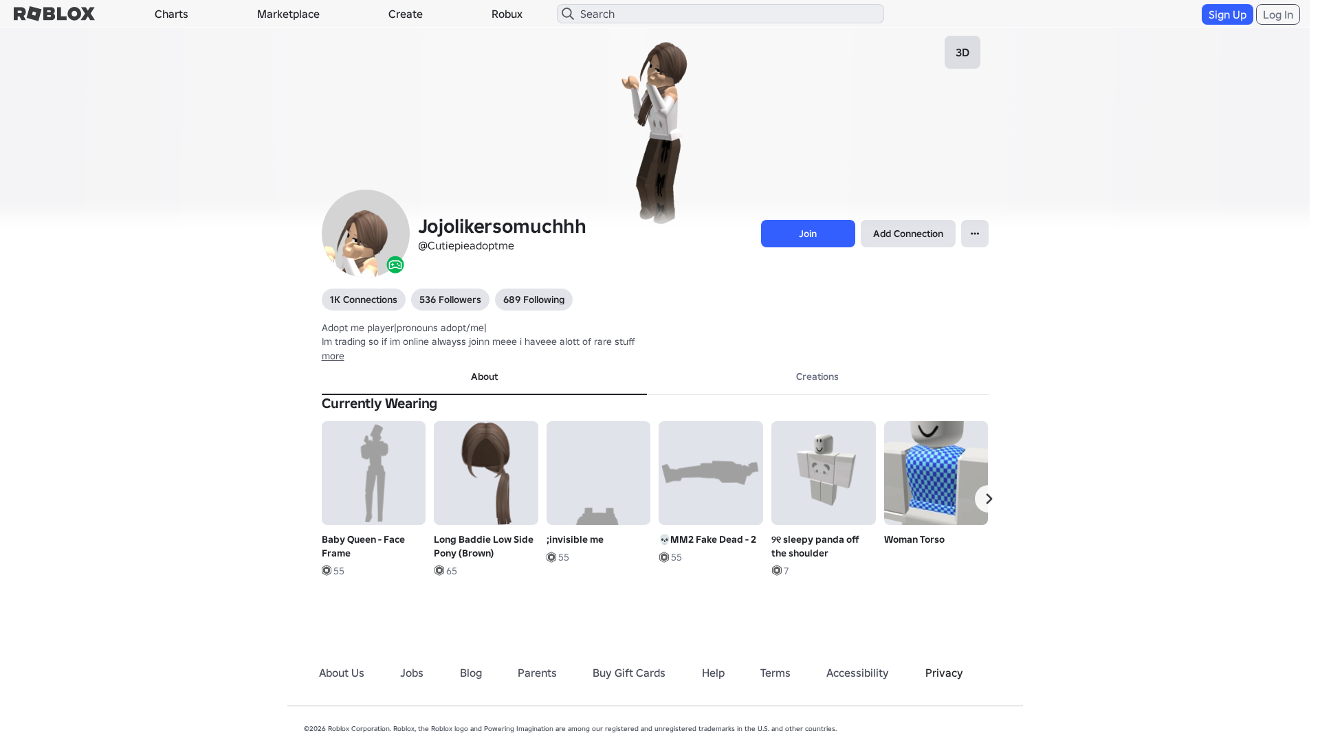 Screenshot of www.roblox.com.ml