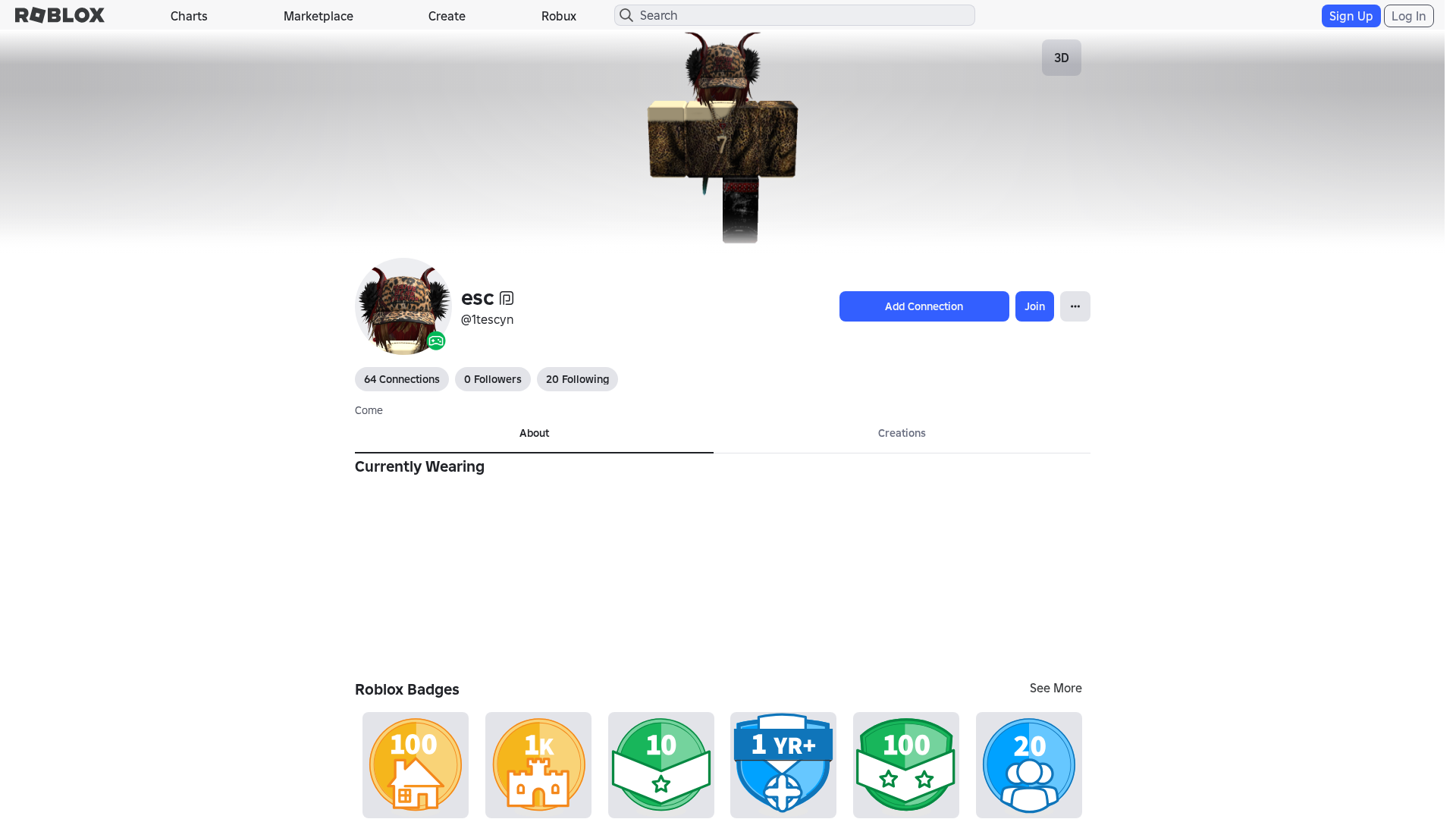 Screenshot of www.roblox.com.kz