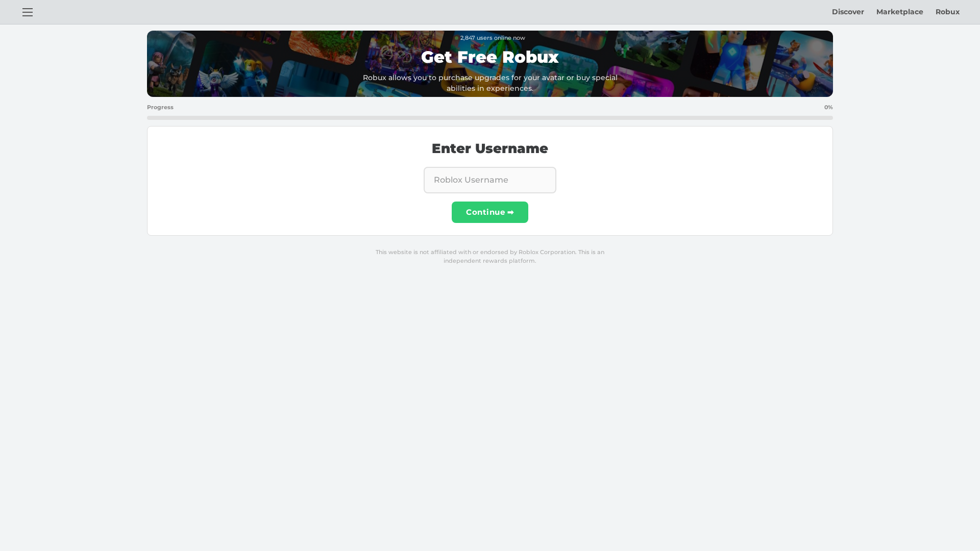 Screenshot of rovlo.click