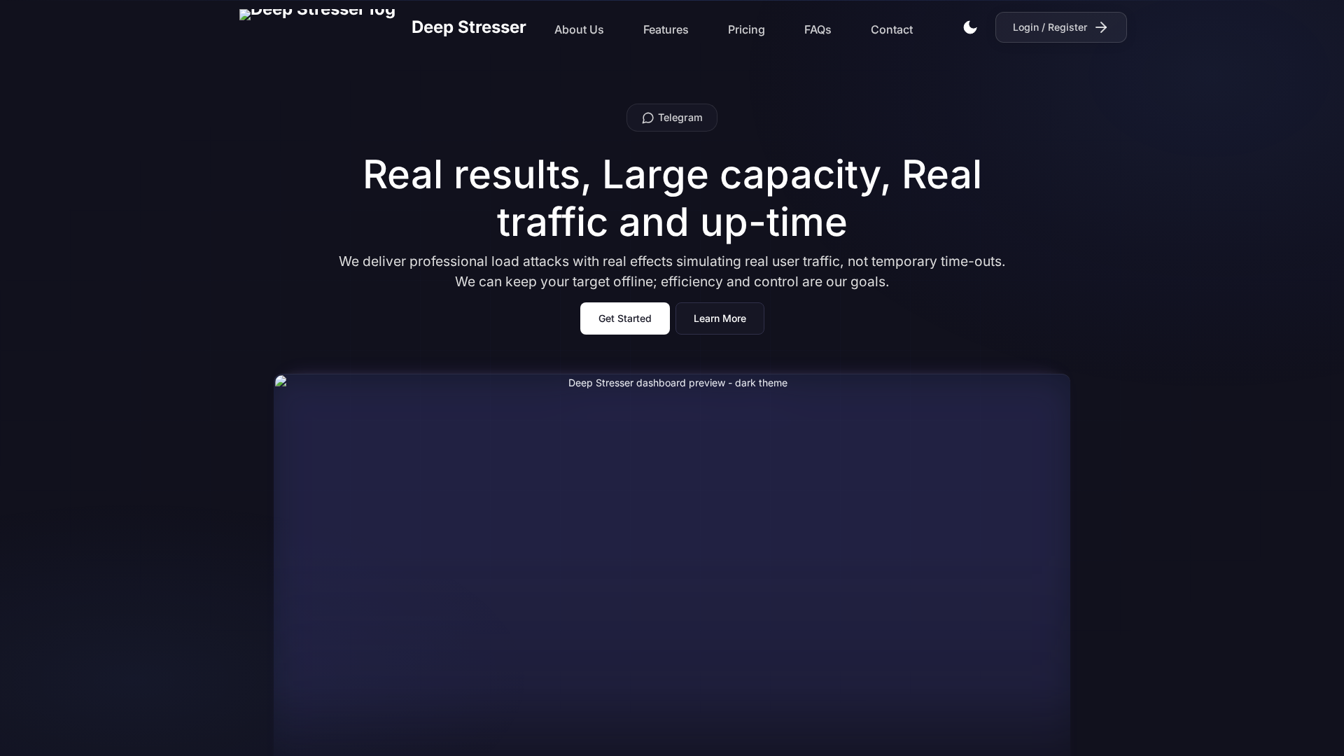Screenshot of deepstresser.su